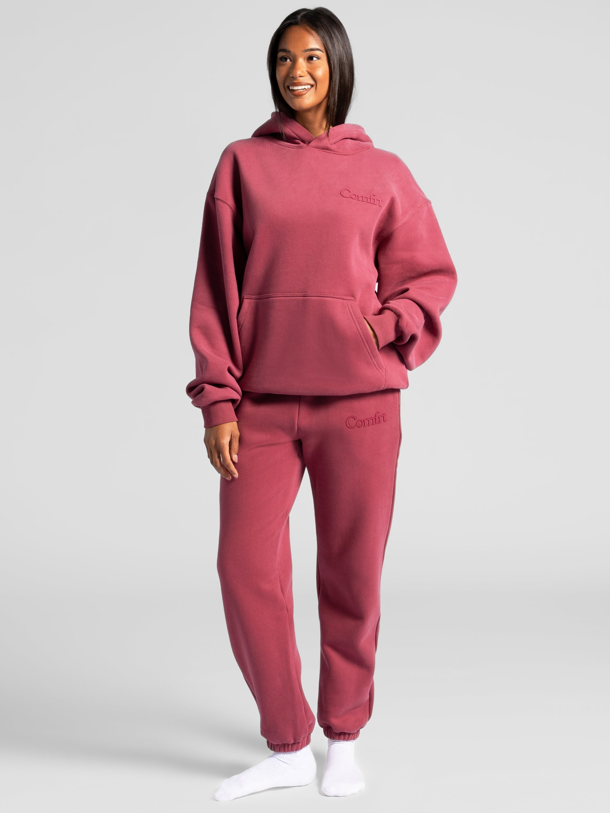 Minimalist Hoodie Oversized Soft Combed Cotton Blend