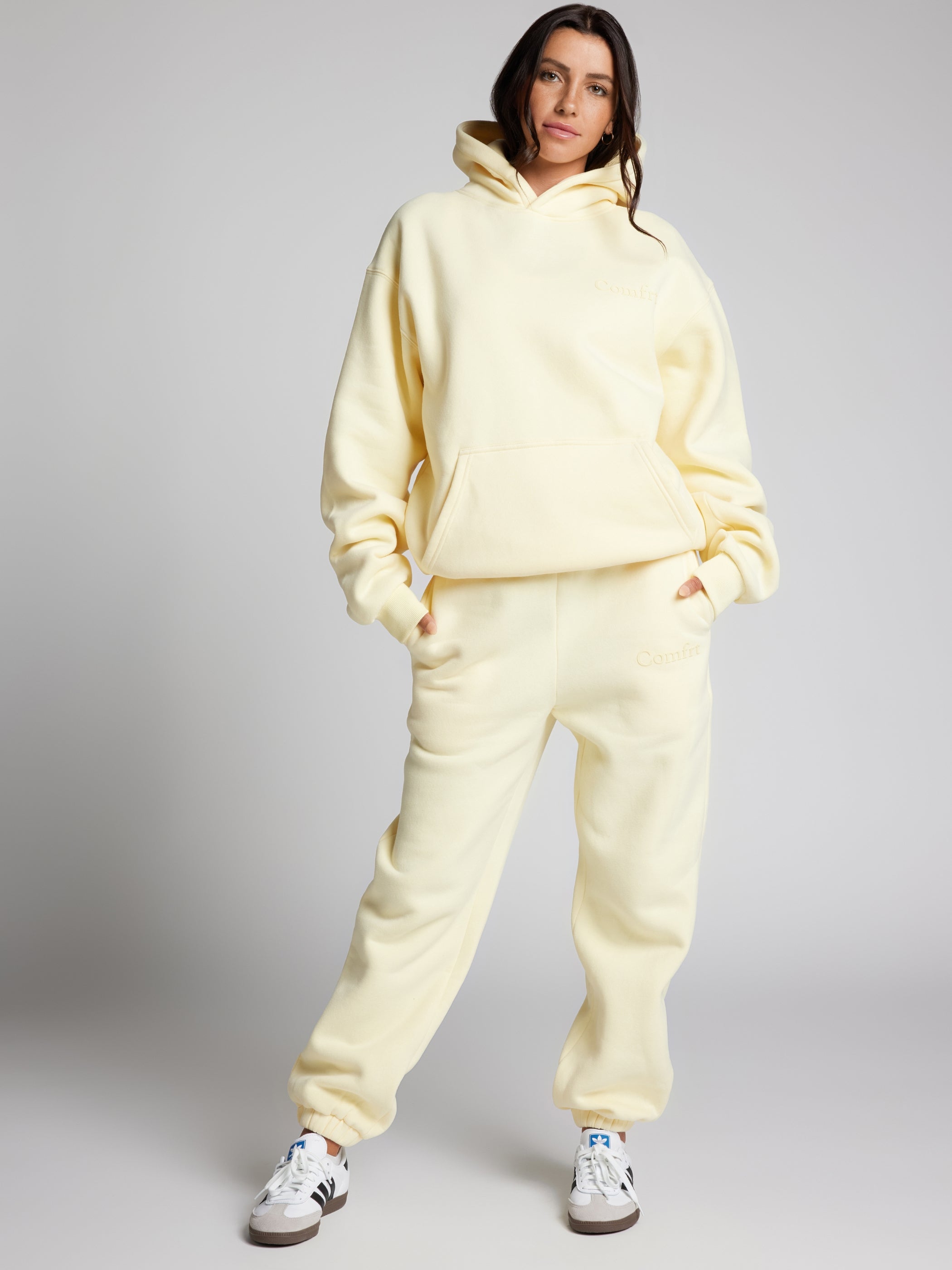 Minimalist Hoodie Oversized Soft Combed Cotton Blend