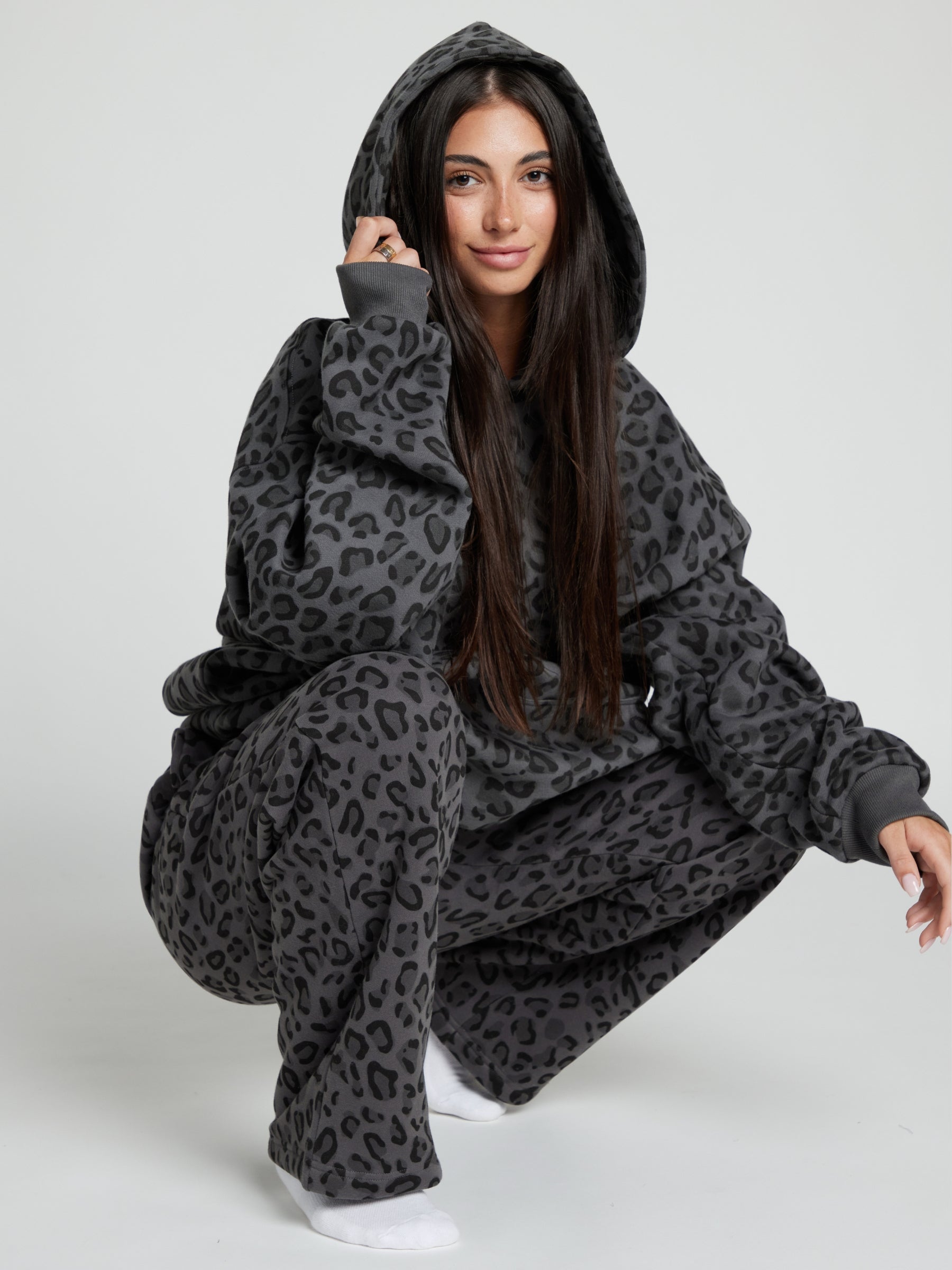 Minimalist Hoodie Oversized Soft Combed Cotton Blend