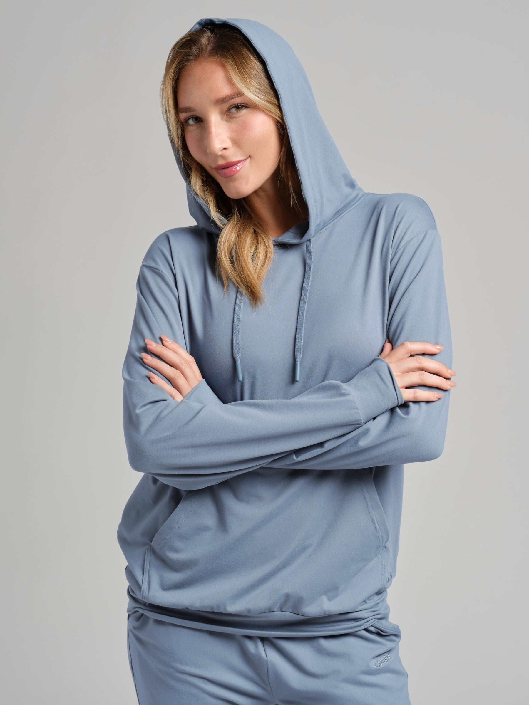 Comfrt AllDayJersey™ Hoodie Lightweight Brushed Jersey Soft Comfort