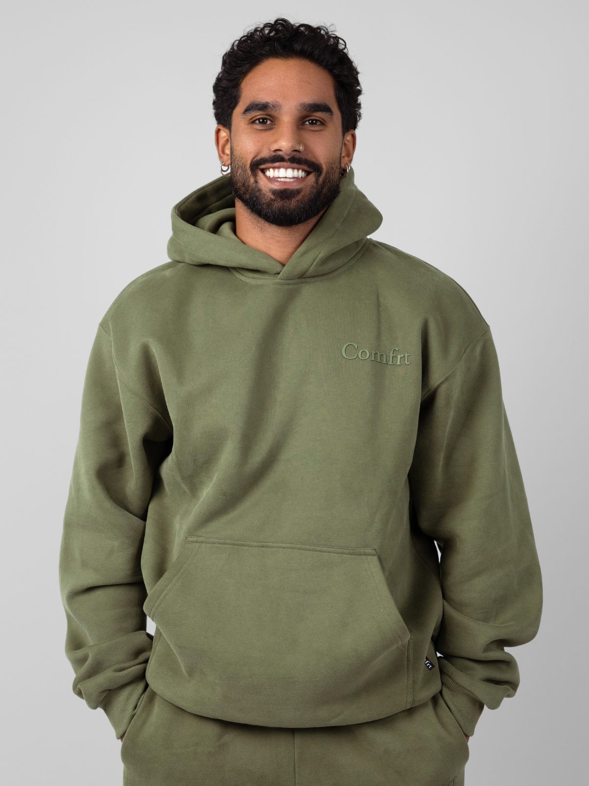 Minimalist Hoodie Oversized Soft Combed Cotton Blend