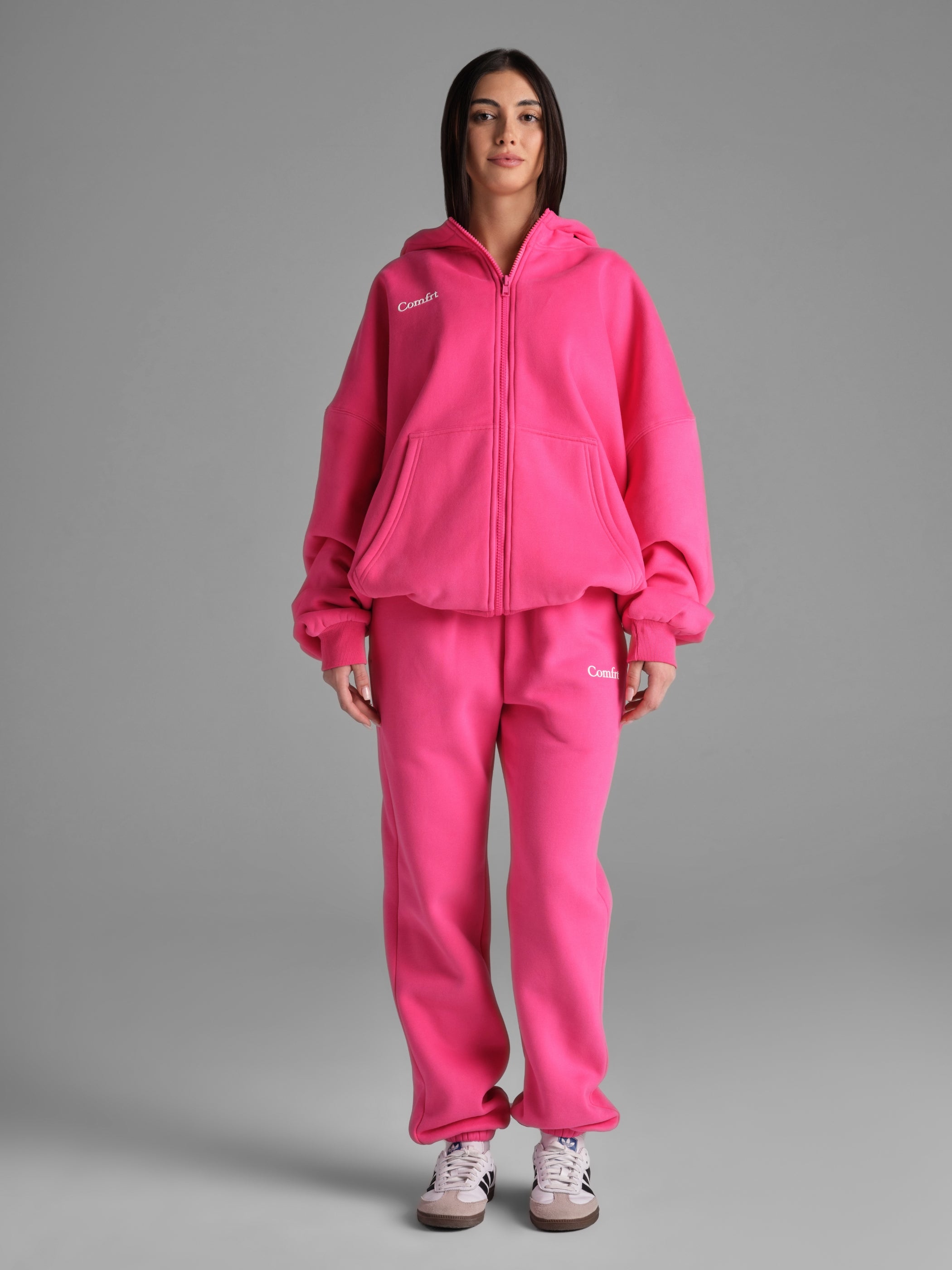 Comfrt Cloud Zip Hoodie Unisex Oversized Comfortable Relaxed