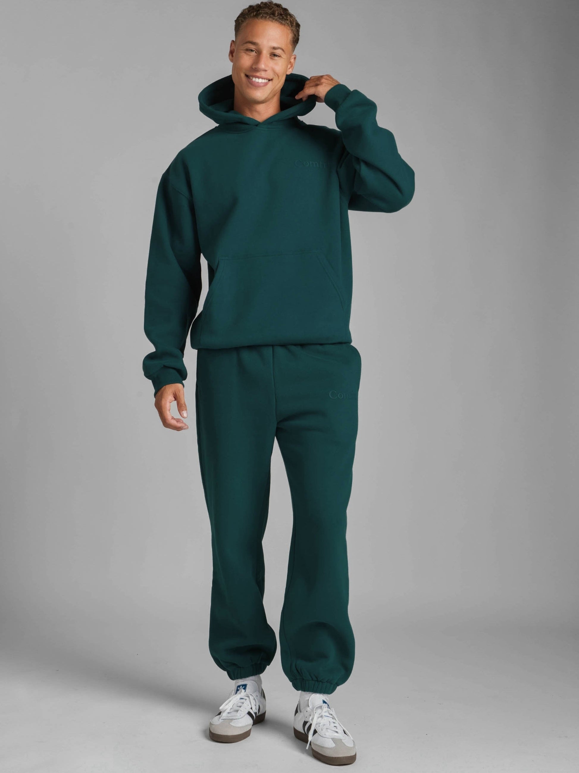 Minimalist Hoodie Oversized Soft Combed Cotton Blend