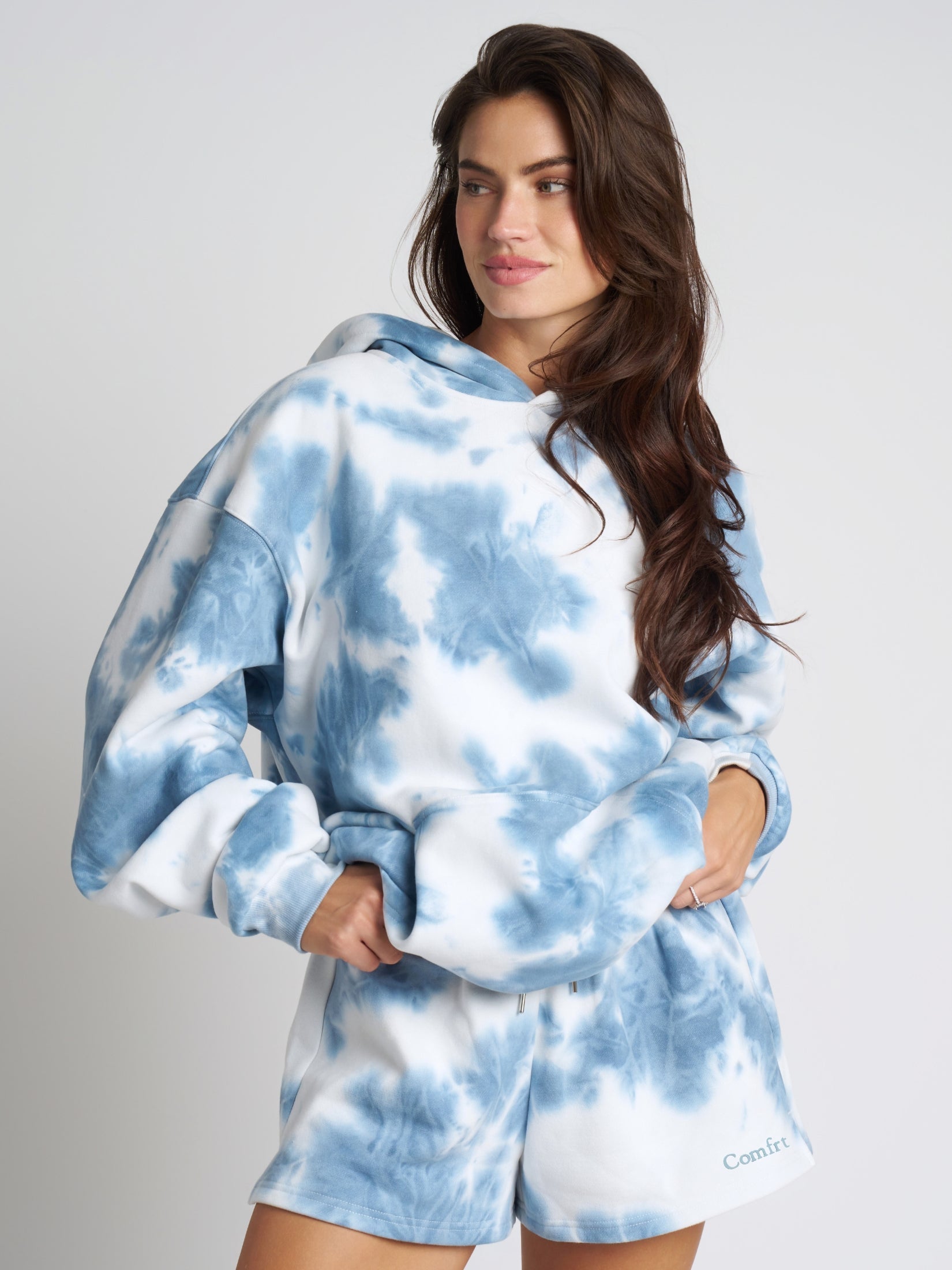 Minimalist Hoodie Oversized Soft Combed Cotton Blend