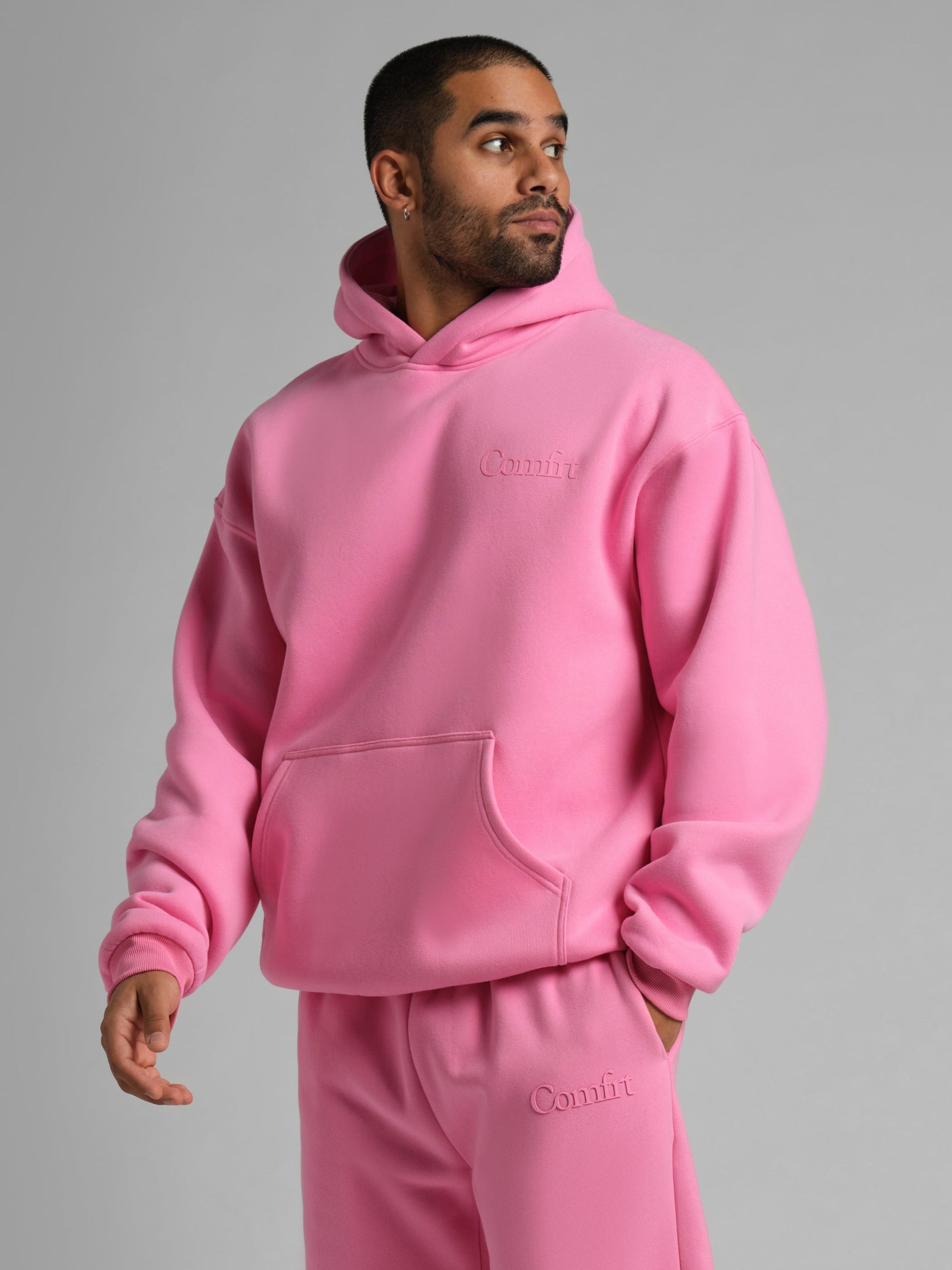 Minimalist Hoodie Oversized Soft Combed Cotton Blend