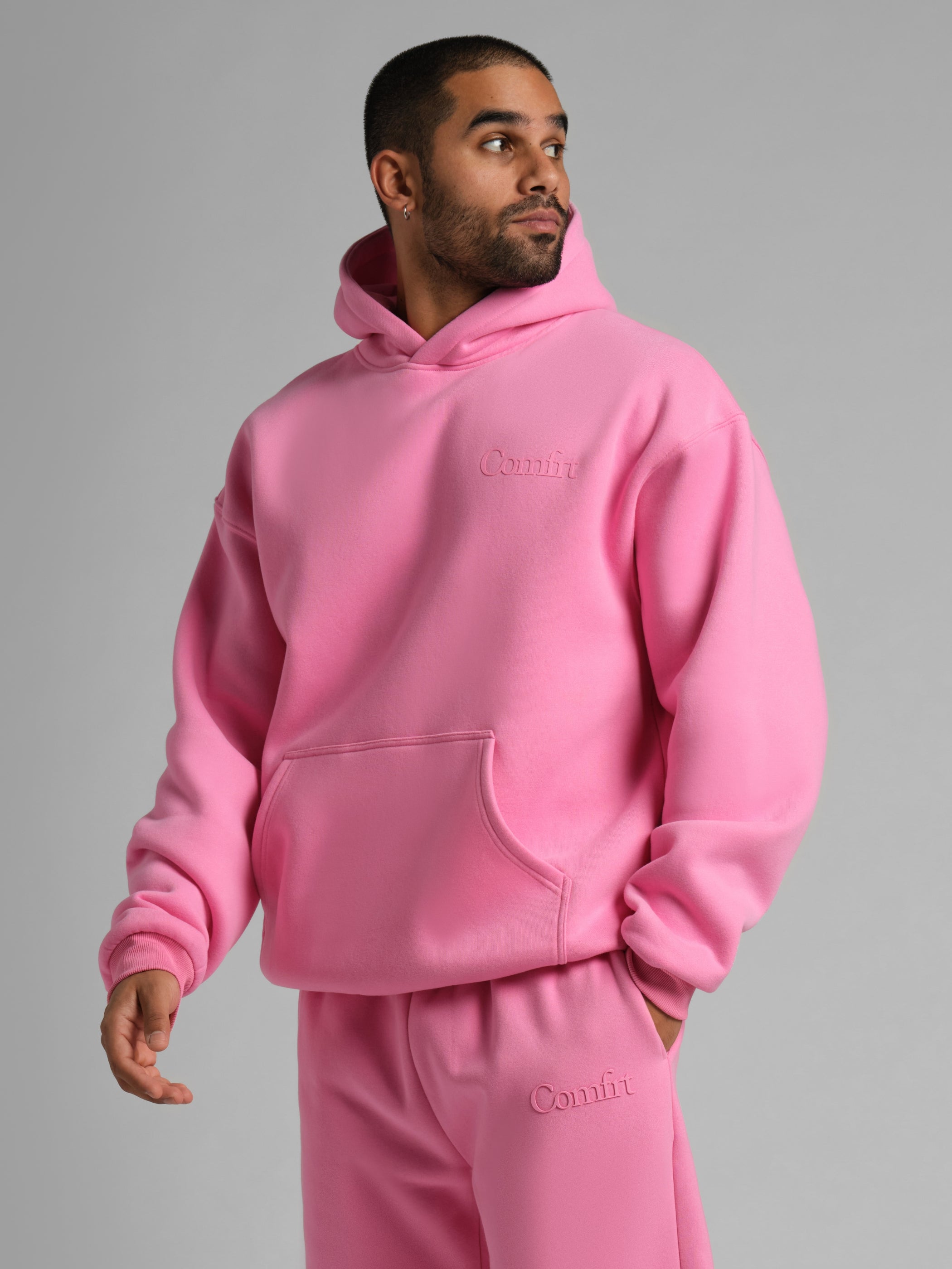 Minimalist Hoodie Oversized Soft Combed Cotton Blend