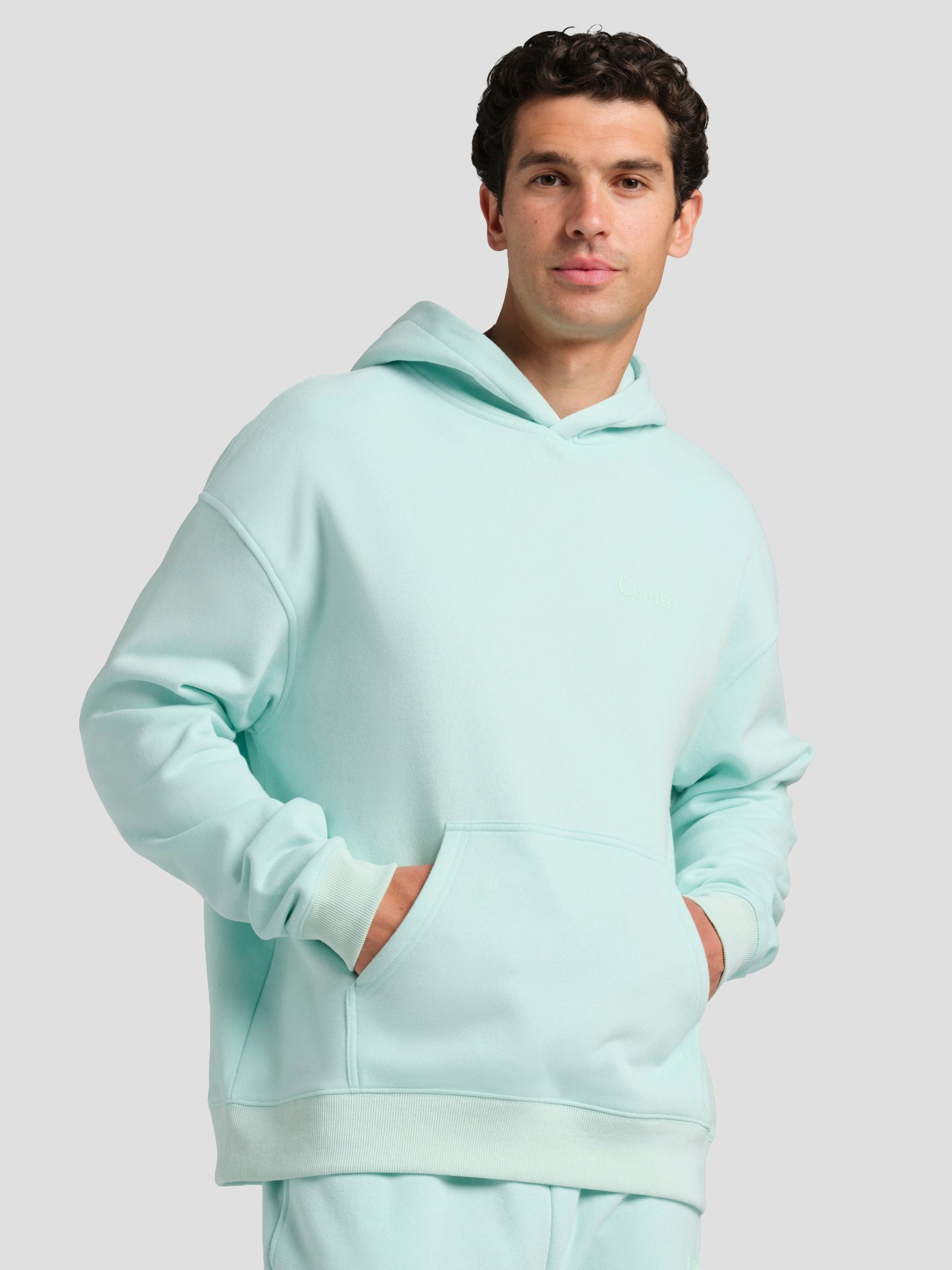Comfrt Halo Lightweight Crop Hoodie Super Soft Cotton Blend