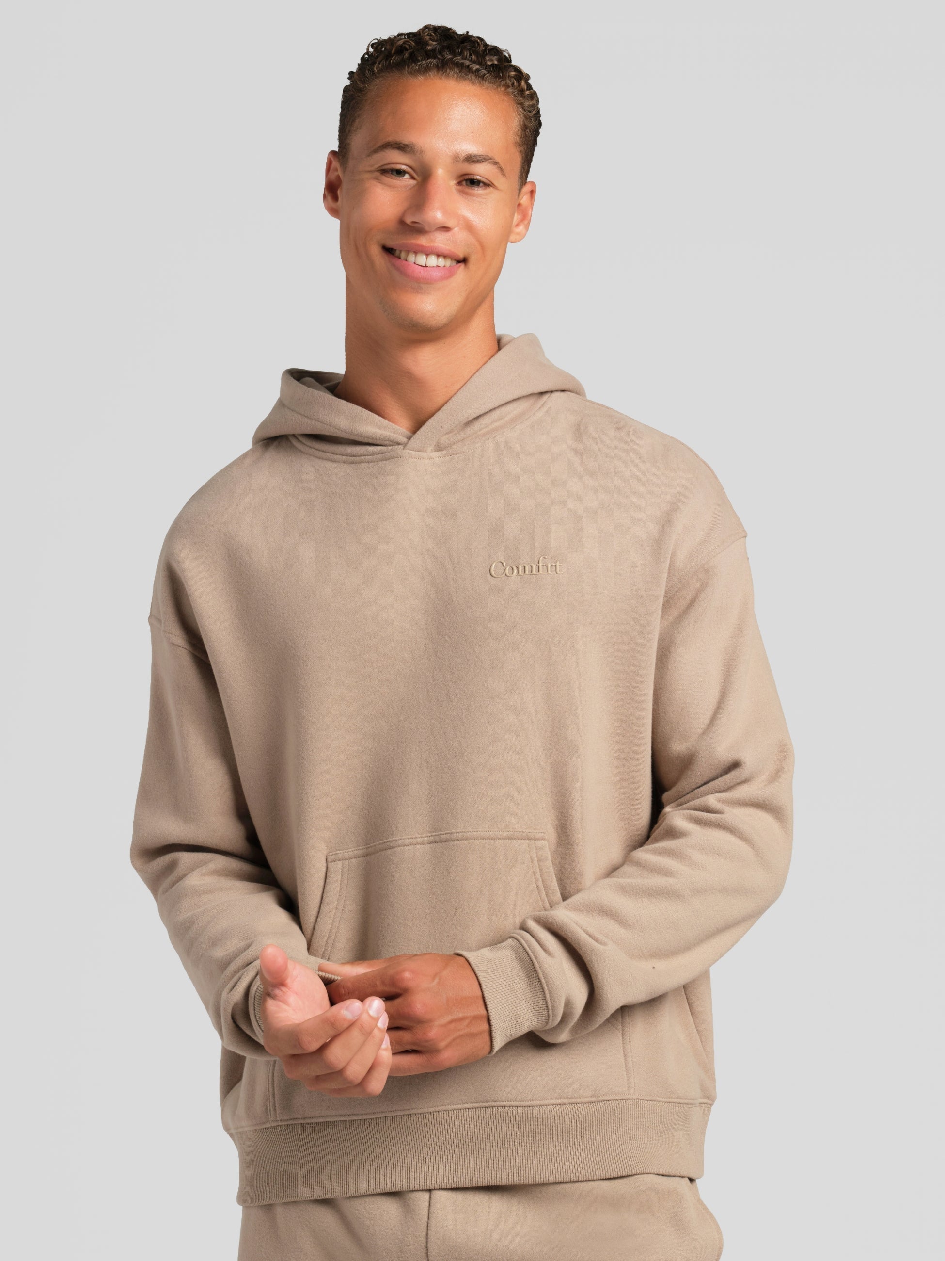 Comfrt Halo Lightweight Crop Hoodie Super Soft Cotton Blend