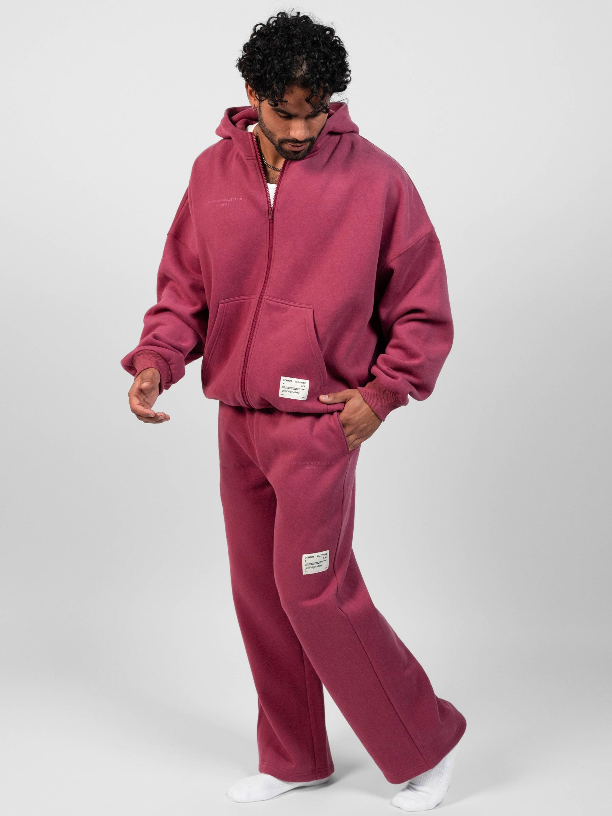 Comfrt Affirmation Zip Hoodie Super Soft Cotton