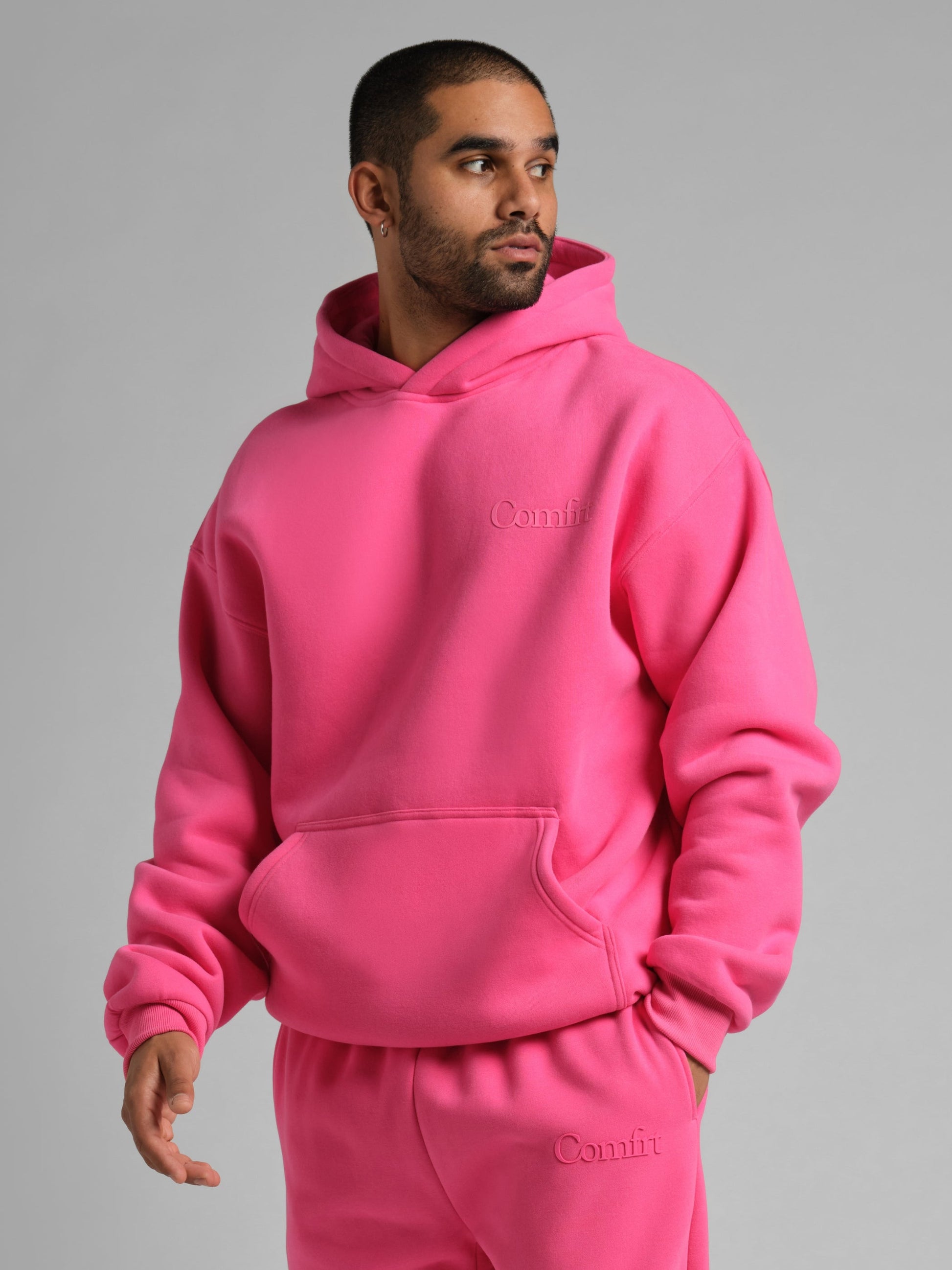 Minimalist Hoodie Oversized Soft Combed Cotton Blend
