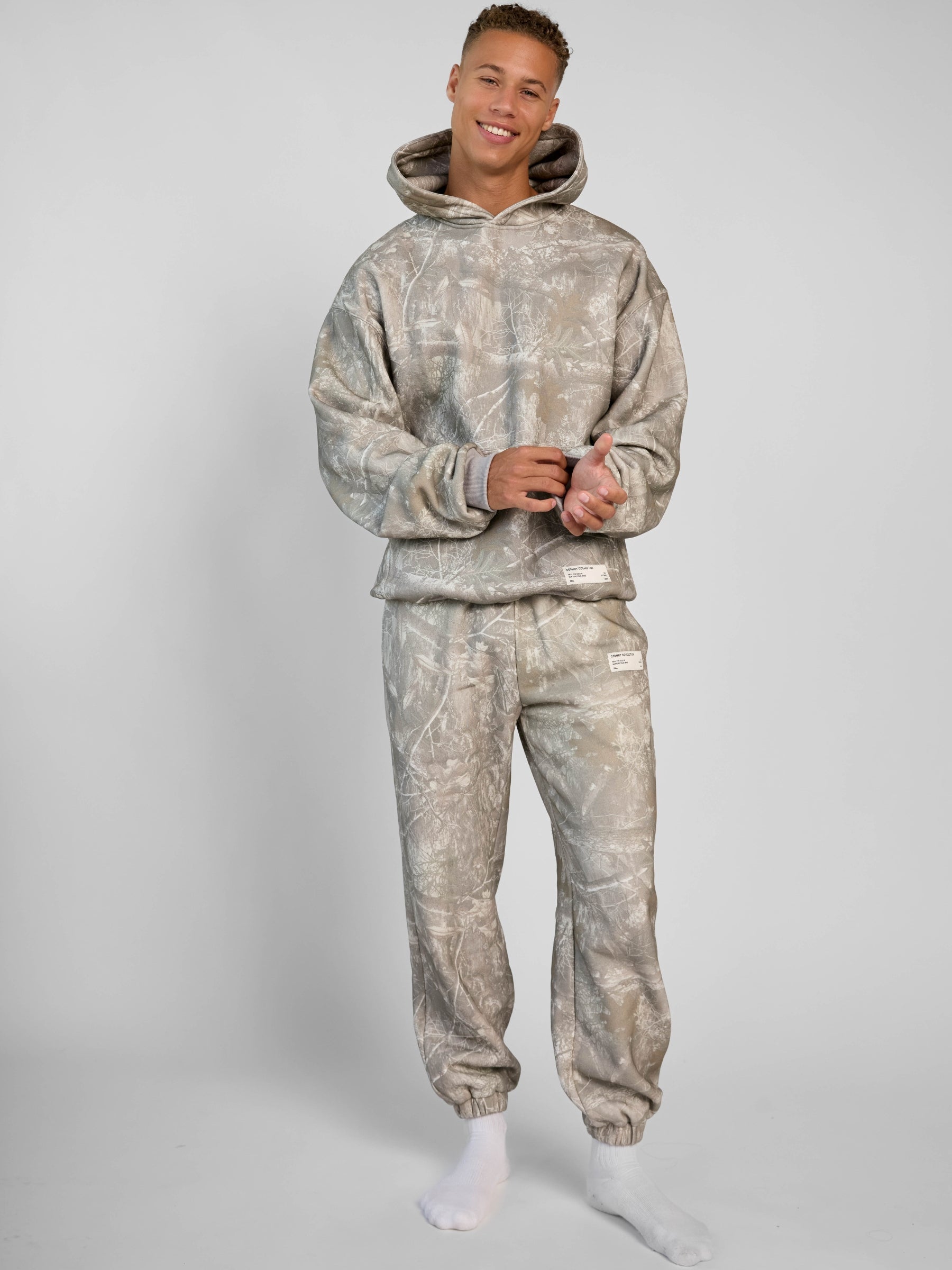 Comfrt Camo Hoodie Unisex Heavyweight Soft Oversized Fit