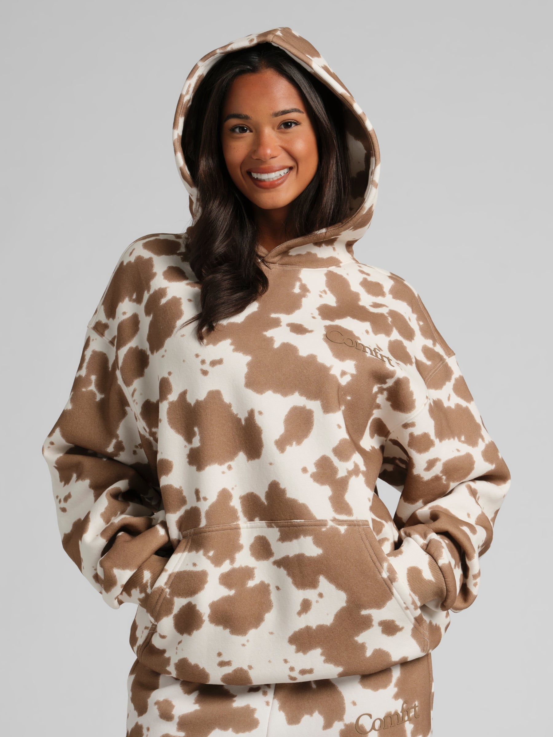 Minimalist Hoodie Oversized Soft Combed Cotton Blend