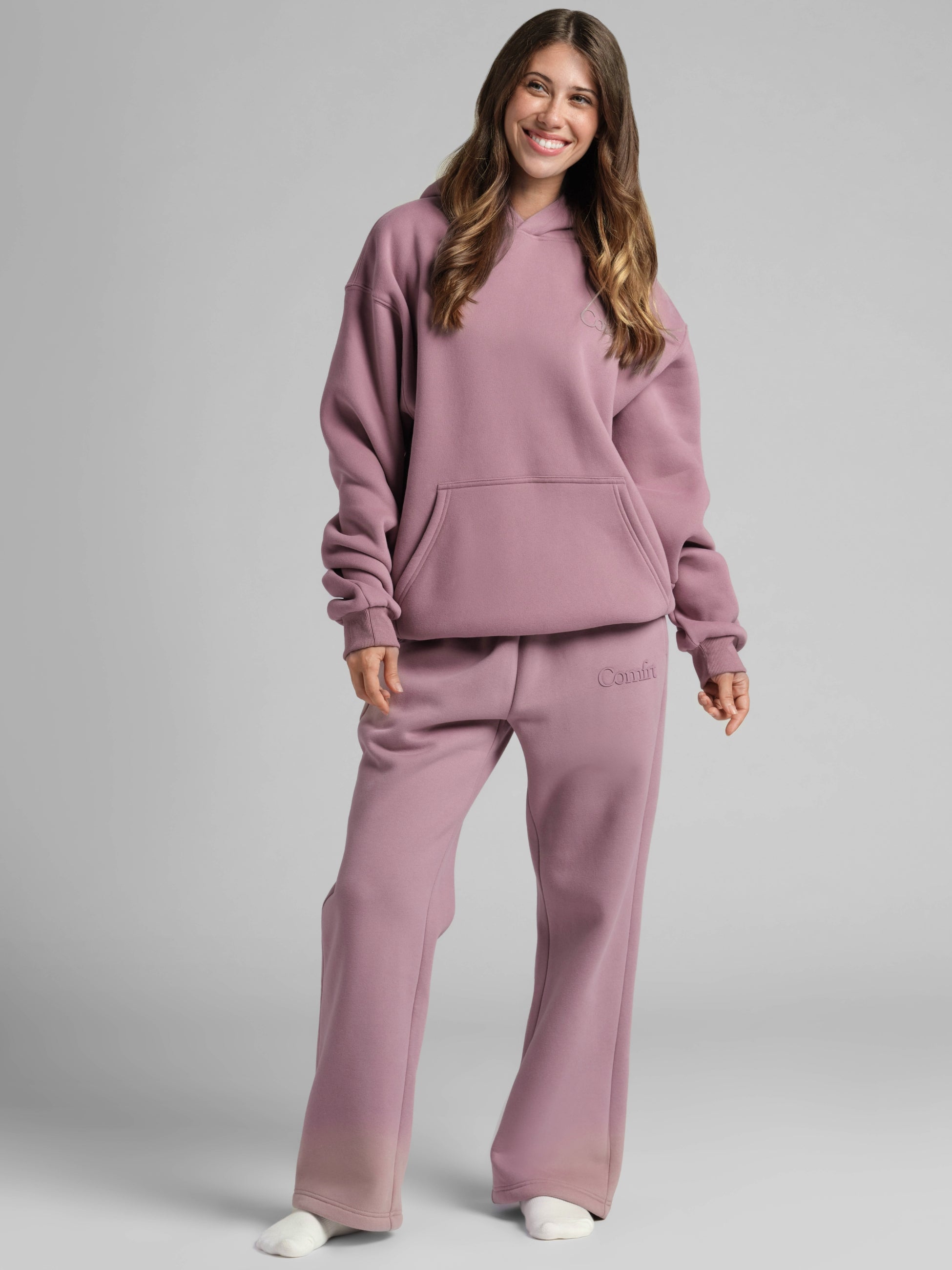 Minimalist Hoodie Oversized Soft Combed Cotton Blend