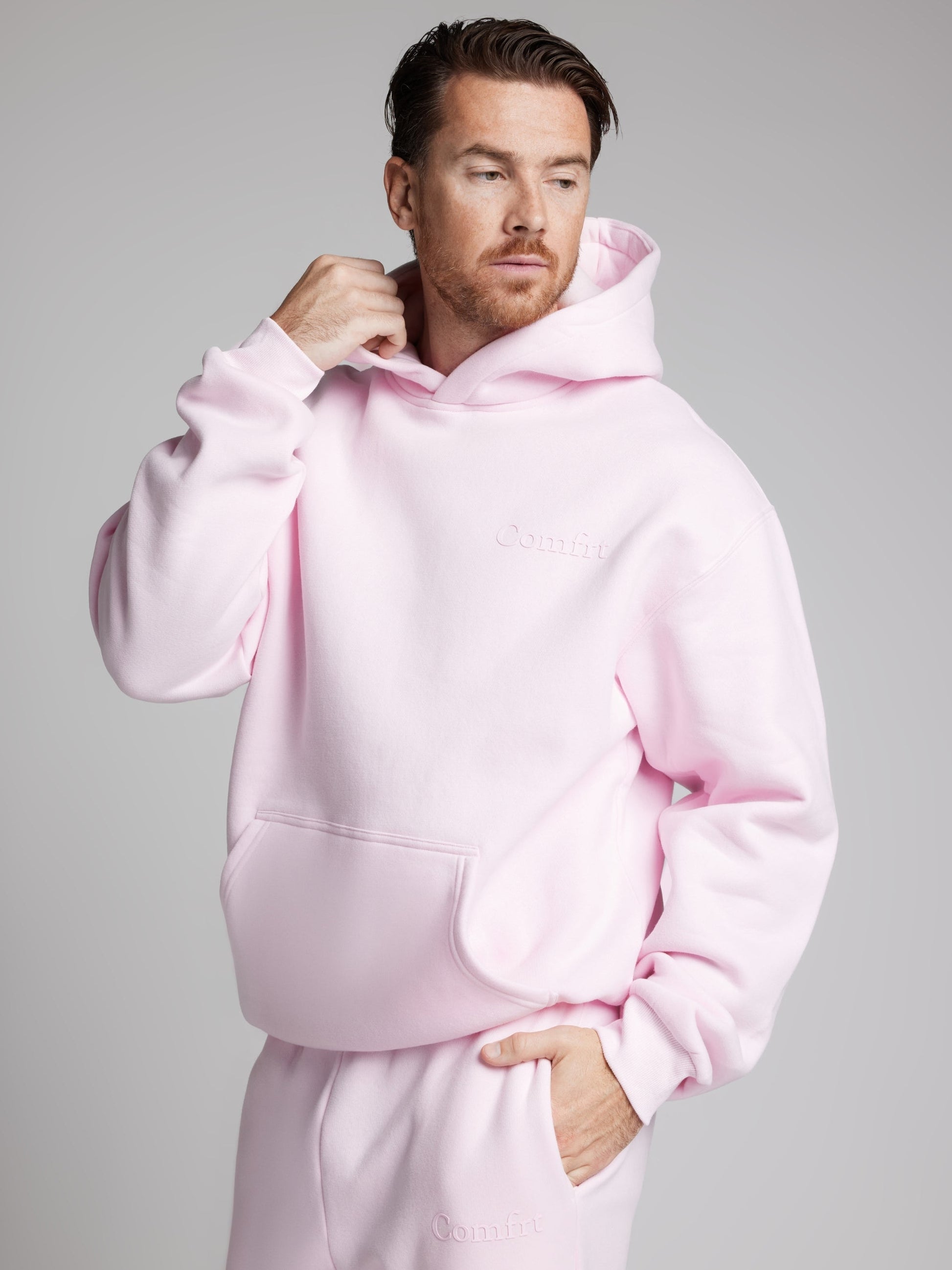 Minimalist Hoodie Oversized Soft Combed Cotton Blend