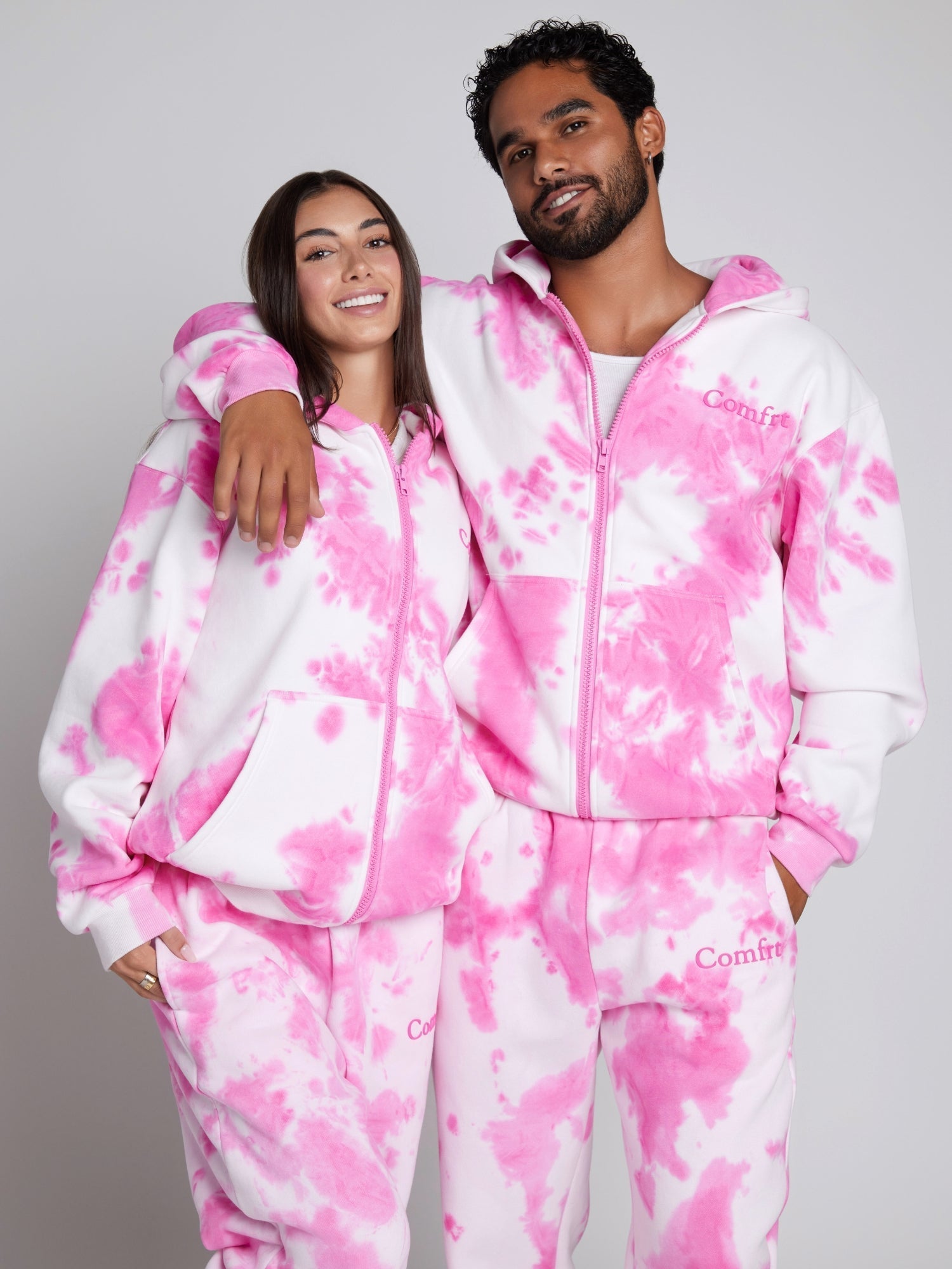 Comfrt Minimalist Zip Hoodie Oversized Soft Fleece Unisex