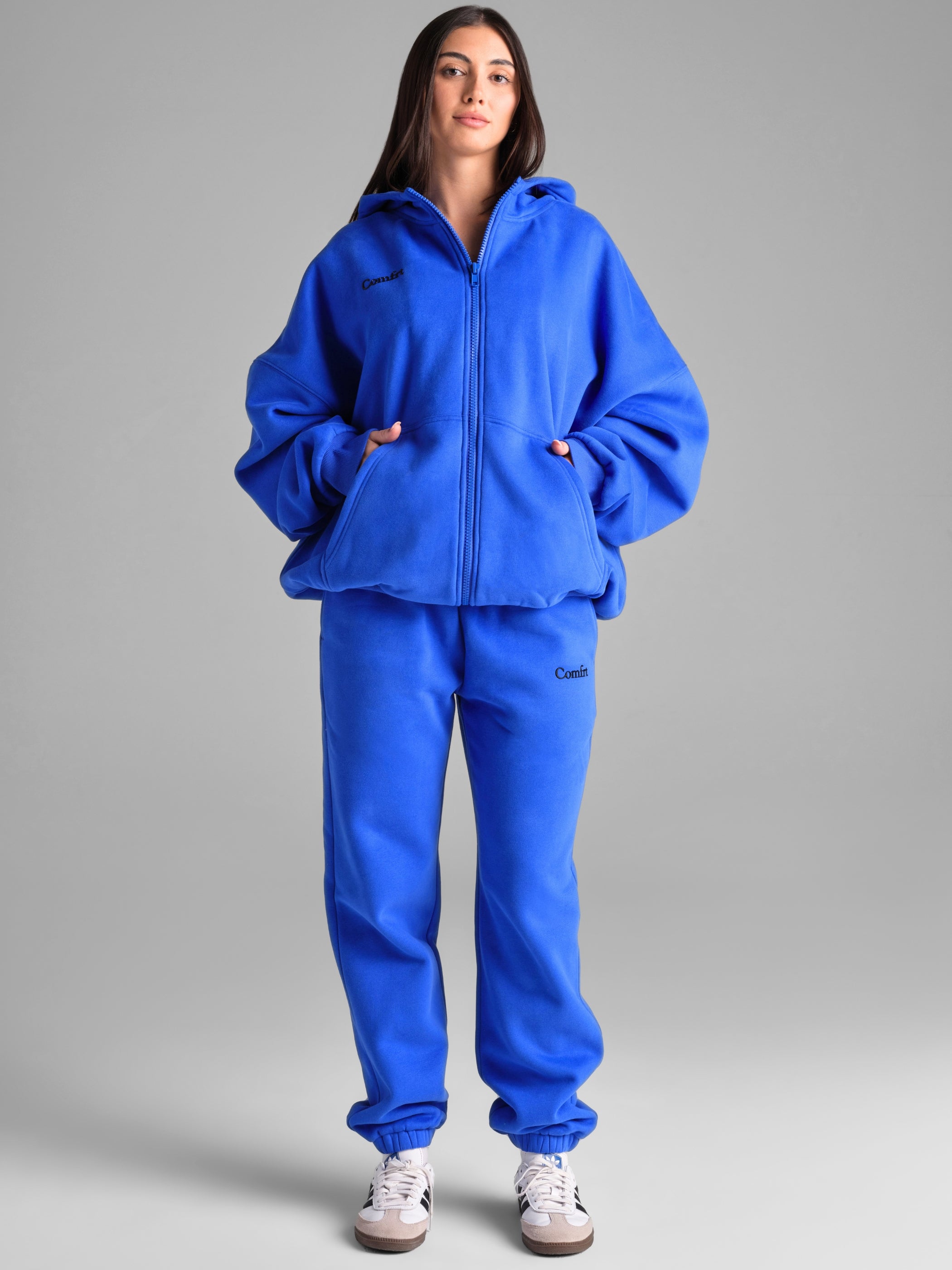 Comfrt Cloud Zip Hoodie Unisex Oversized Comfortable Relaxed