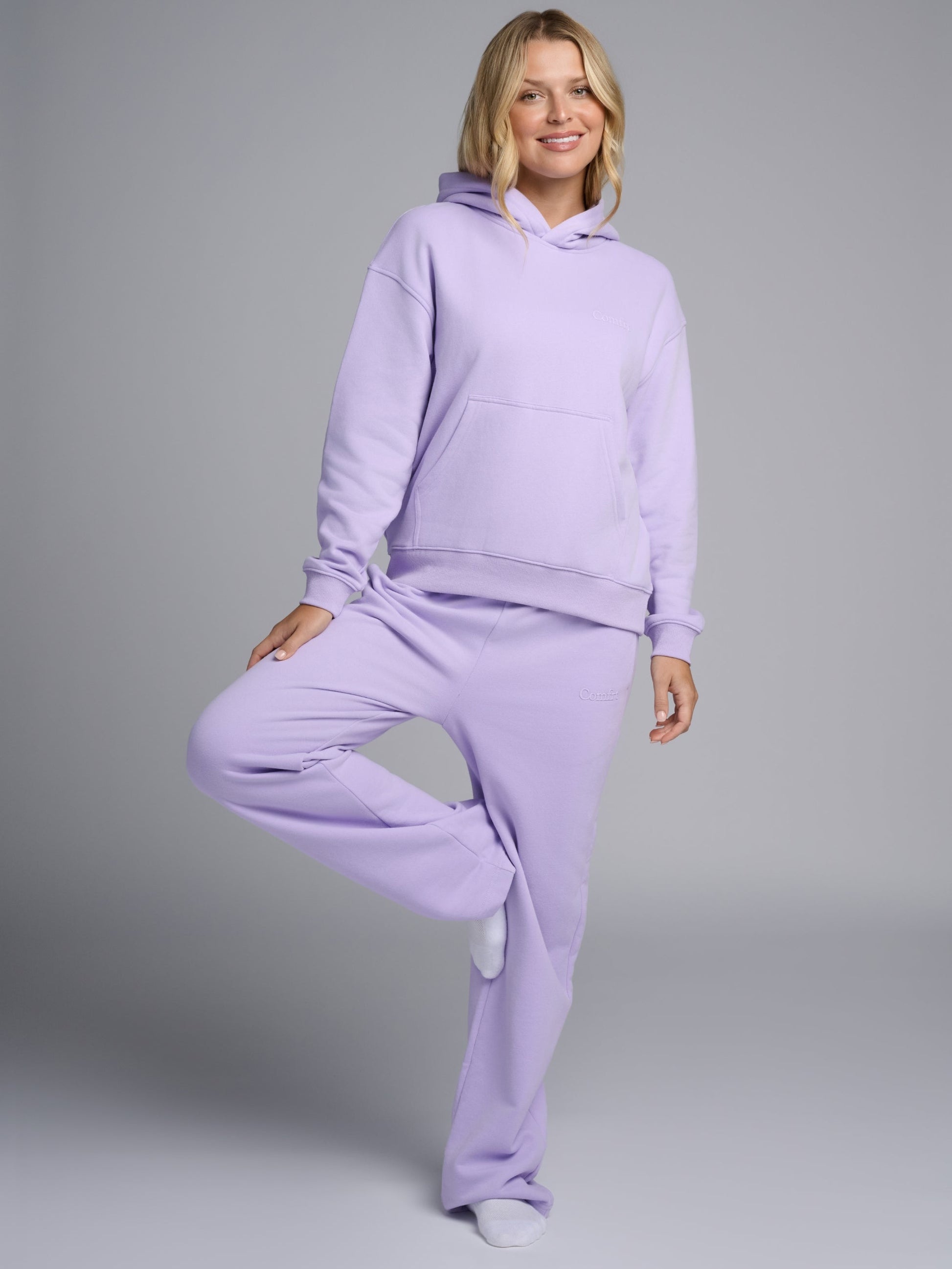 Comfrt Halo Lightweight Crop Hoodie Super Soft Cotton Blend