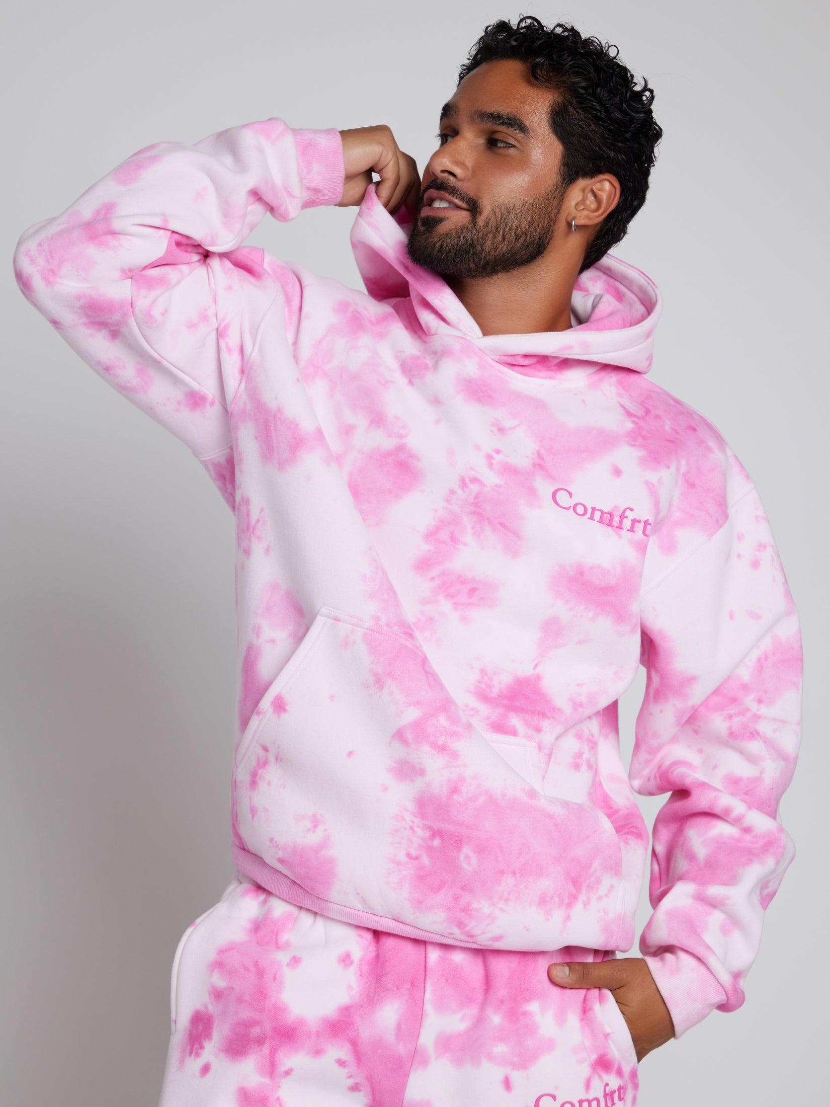 Minimalist Hoodie Oversized Soft Combed Cotton Blend