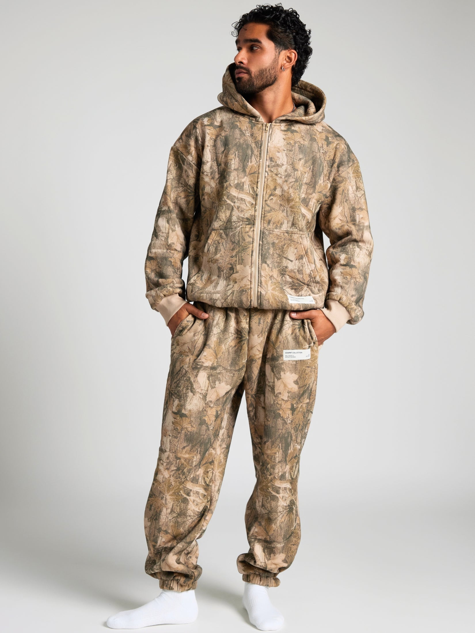 Comfrt Camo Zip Hoodie CloudTouch Fleece