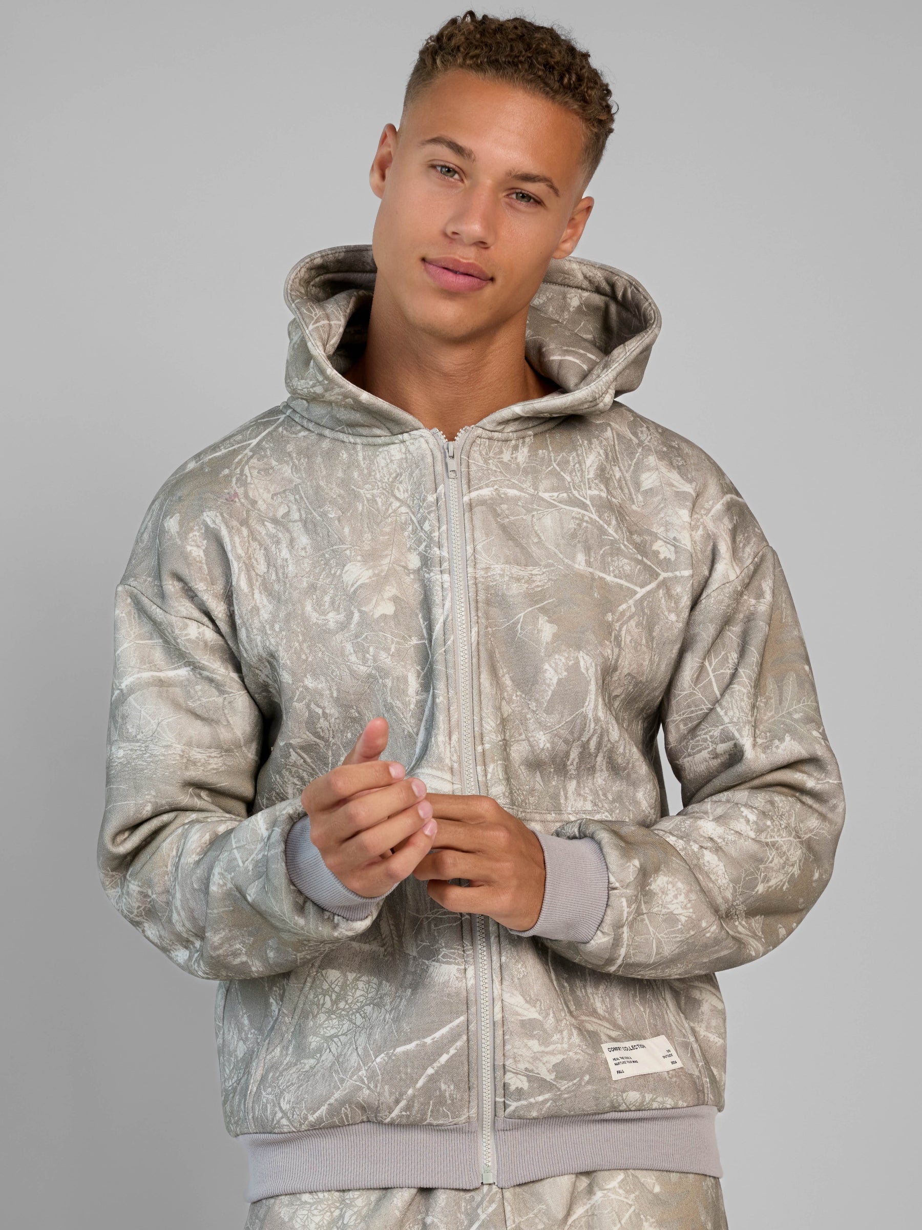 Comfrt Camo Zip Hoodie CloudTouch Fleece