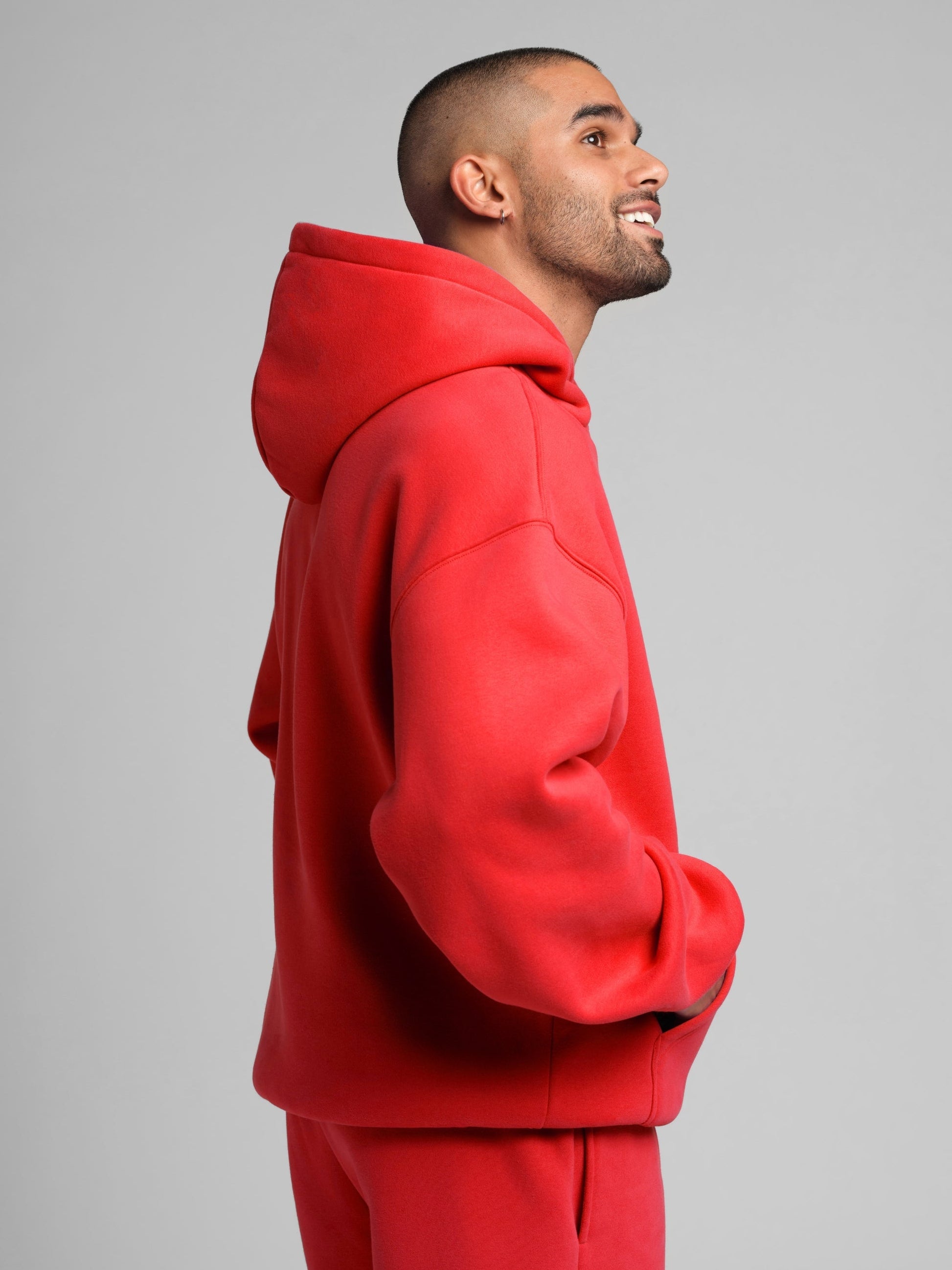 Minimalist Hoodie Oversized Soft Combed Cotton Blend
