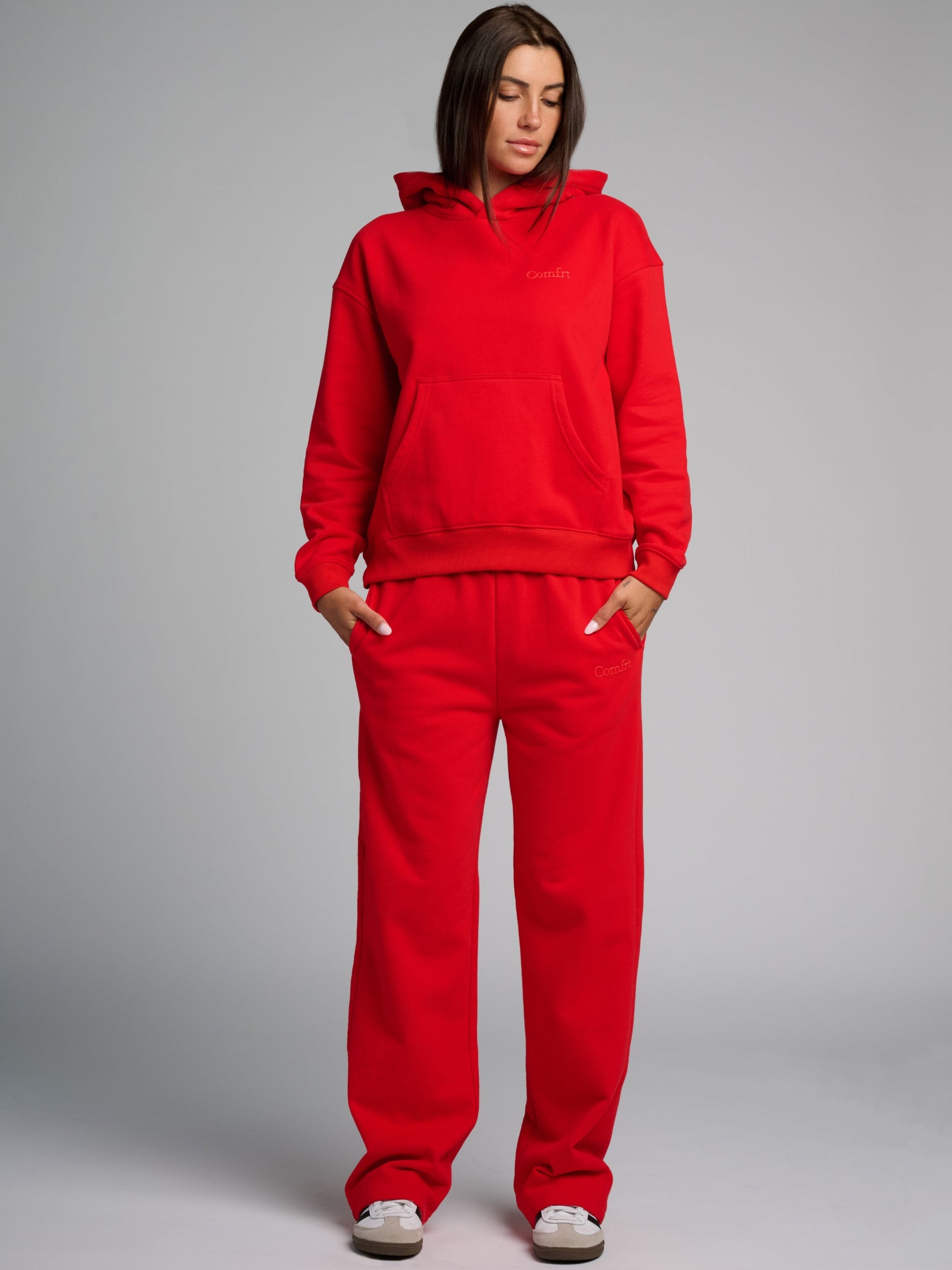 Comfrt Halo Lightweight Crop Hoodie Super Soft Cotton Blend