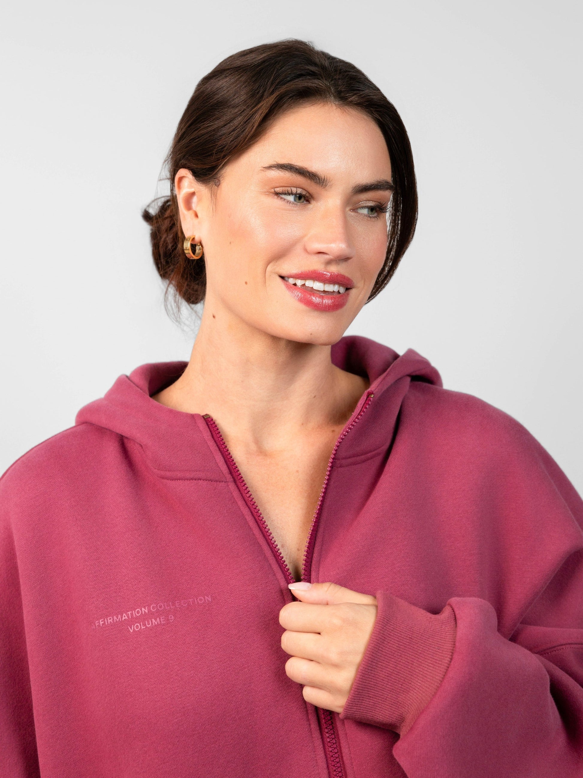 Comfrt Affirmation Zip Hoodie Super Soft Cotton