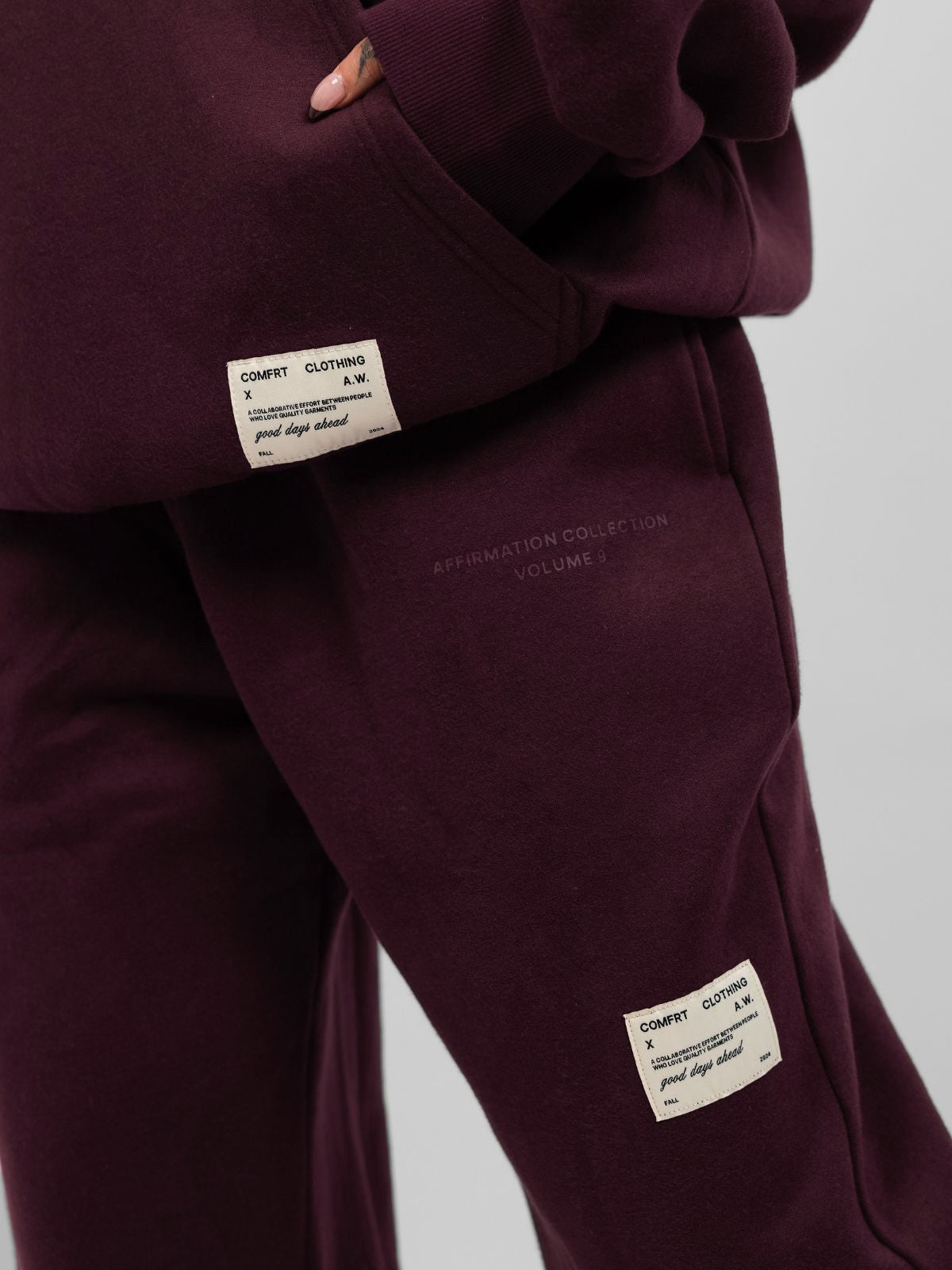 Comfrt Affirmation Hoodie Oversized Unisex Soft Cotton Blend