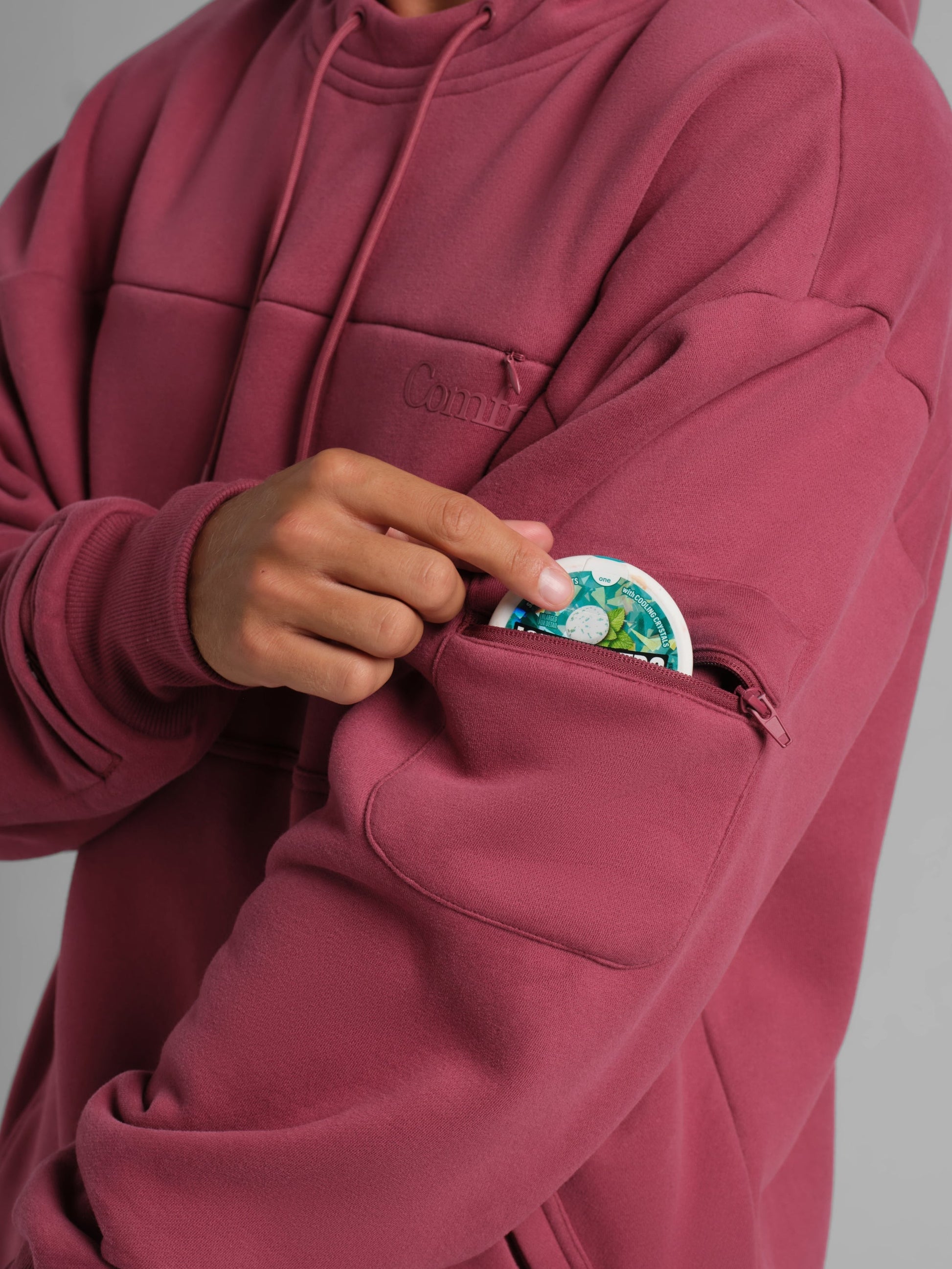 Comfrt Snak Hoodie Heavyweight Fleece Snack Pocket Design