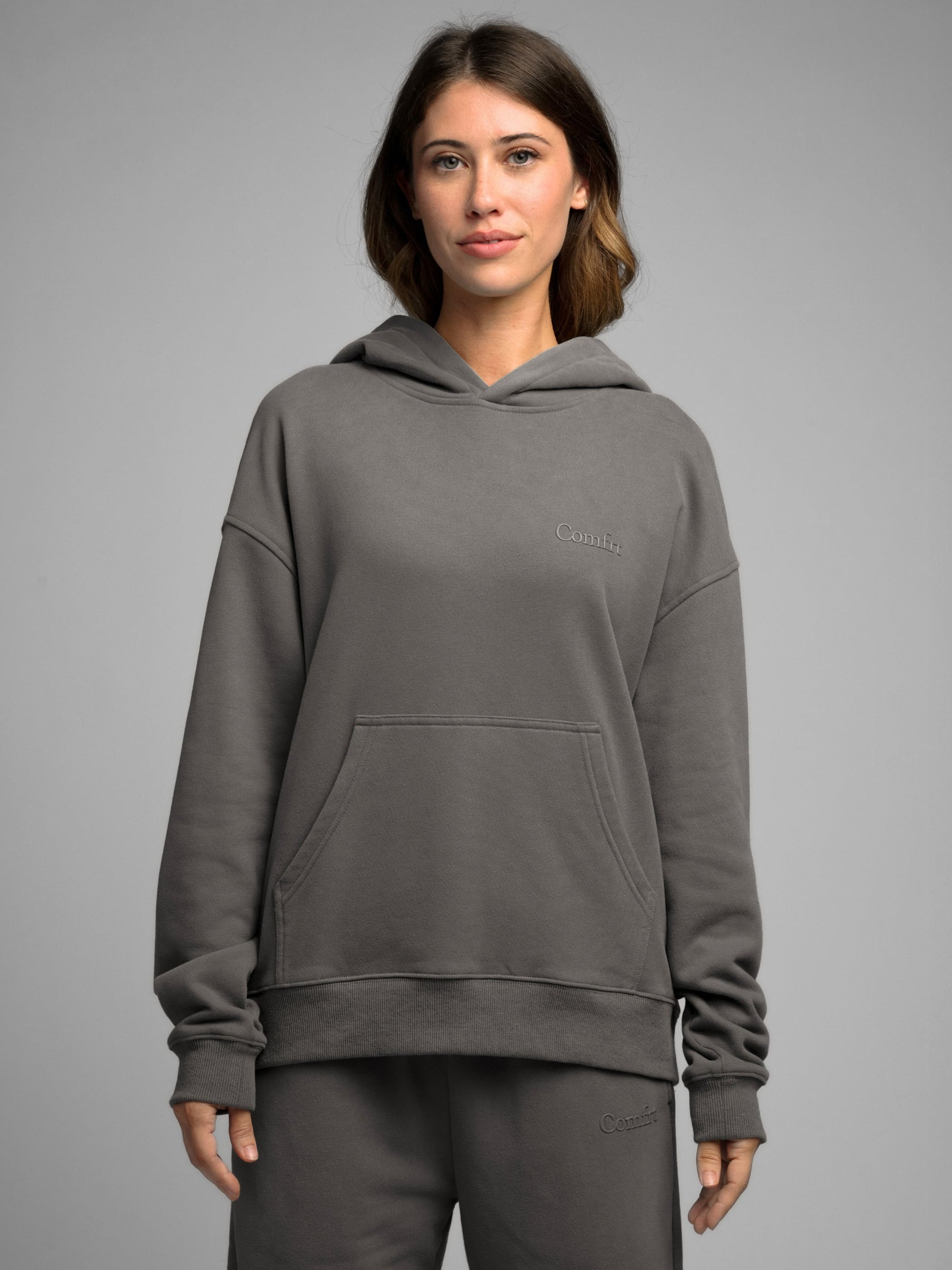 Comfrt Halo Lightweight Crop Hoodie Super Soft Cotton Blend
