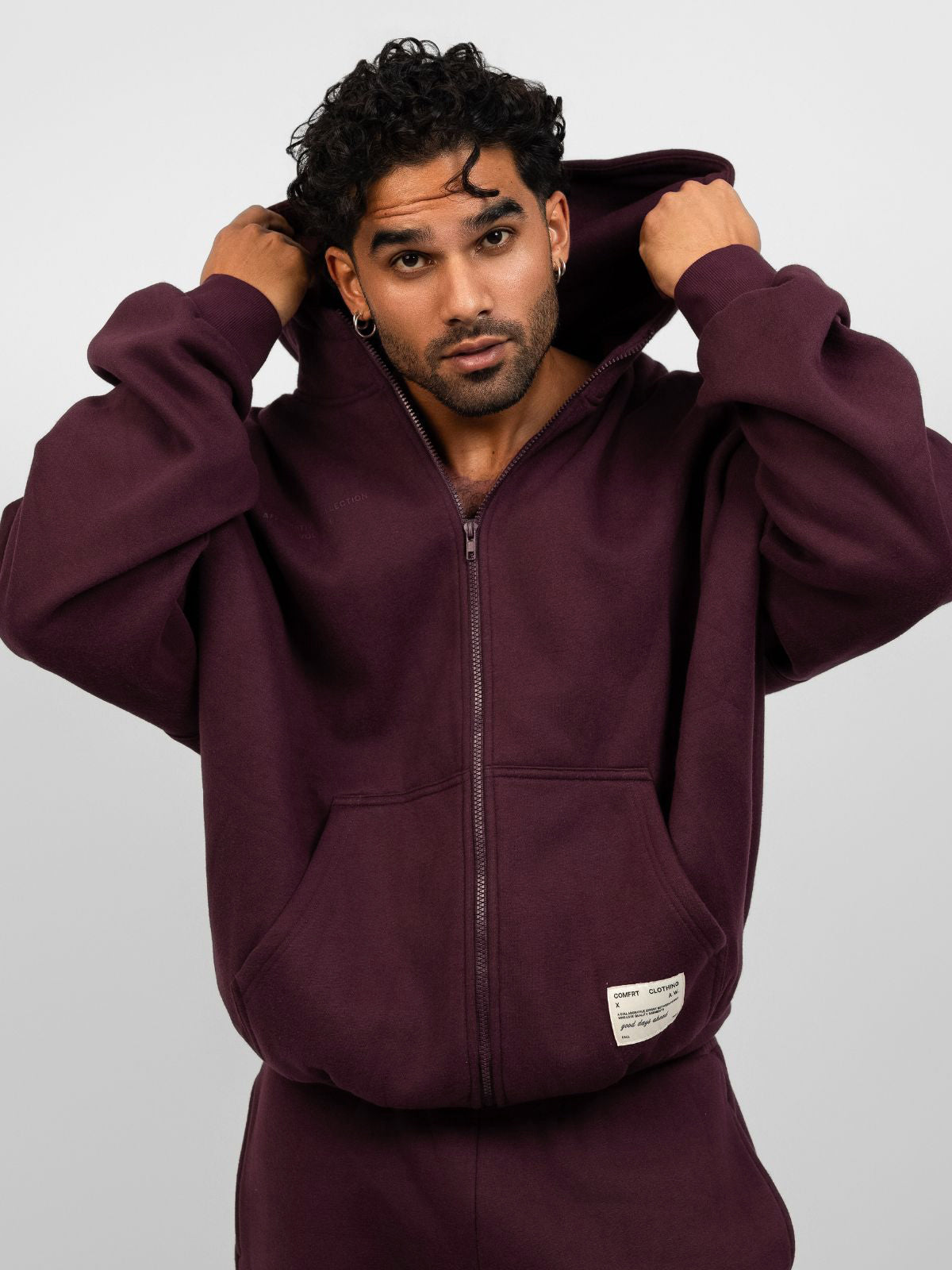 Comfrt Affirmation Zip Hoodie Super Soft Cotton