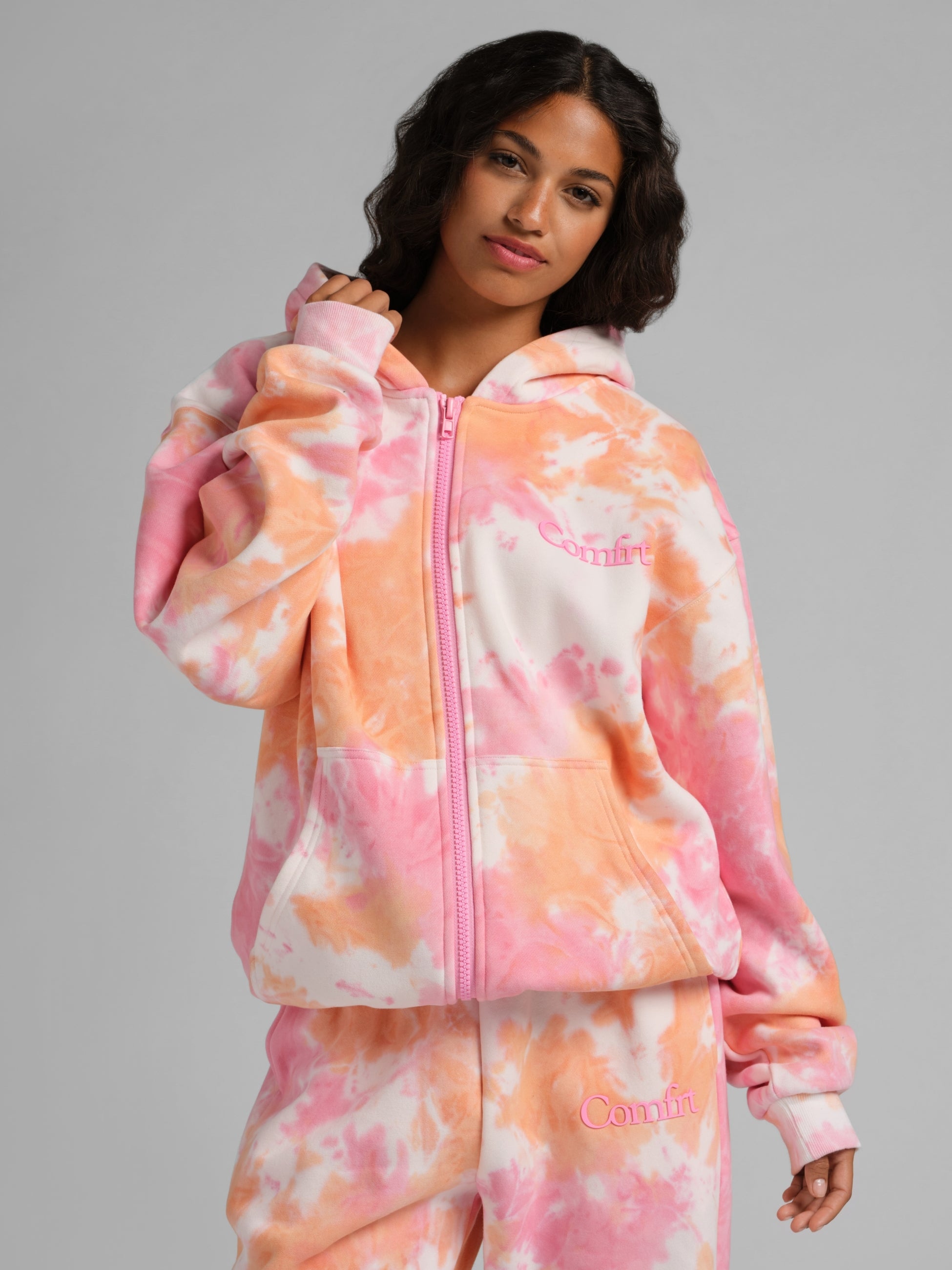 Comfrt Minimalist Zip Hoodie Oversized Soft Fleece Unisex