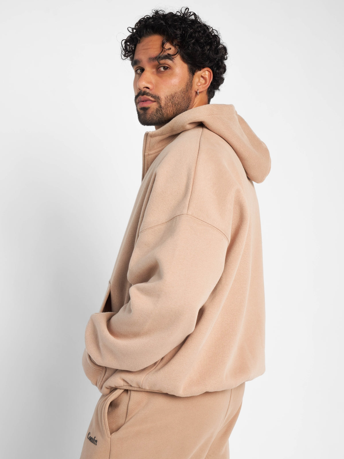 Comfrt Cloud Zip Hoodie Unisex Oversized Comfortable Relaxed