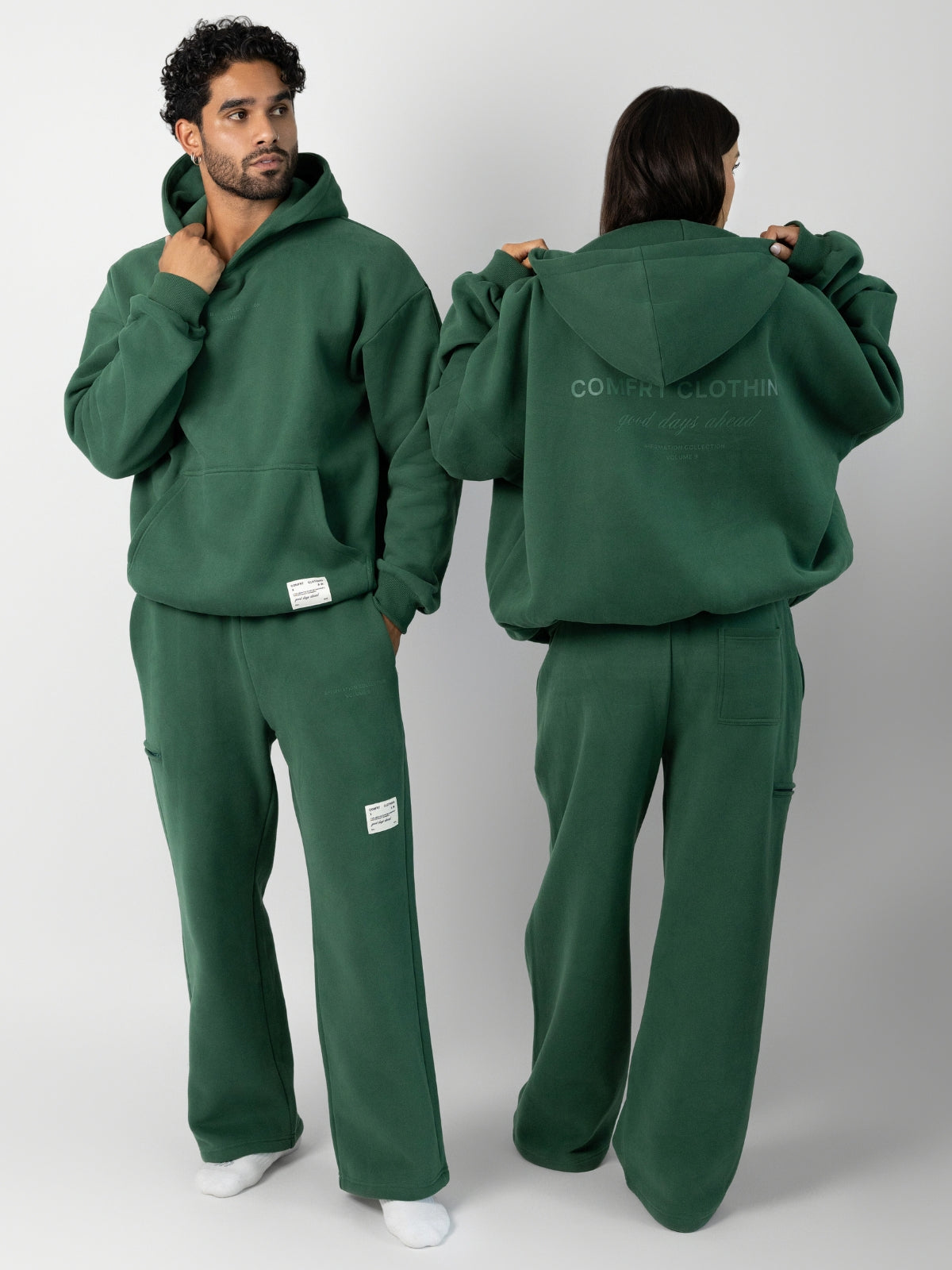 Comfrt Affirmation Hoodie Oversized Unisex Soft Cotton Blend