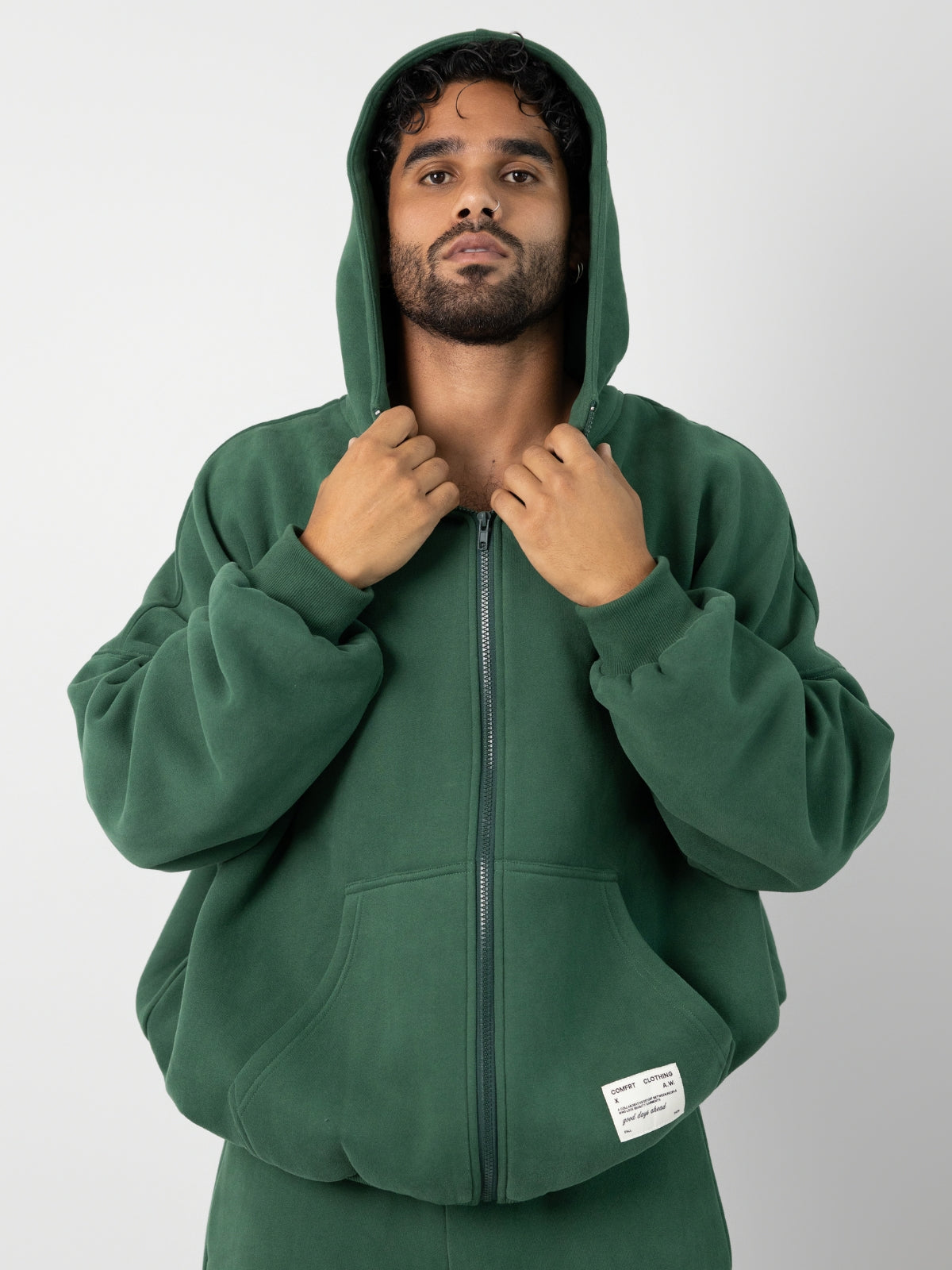 Comfrt Affirmation Zip Hoodie Super Soft Cotton