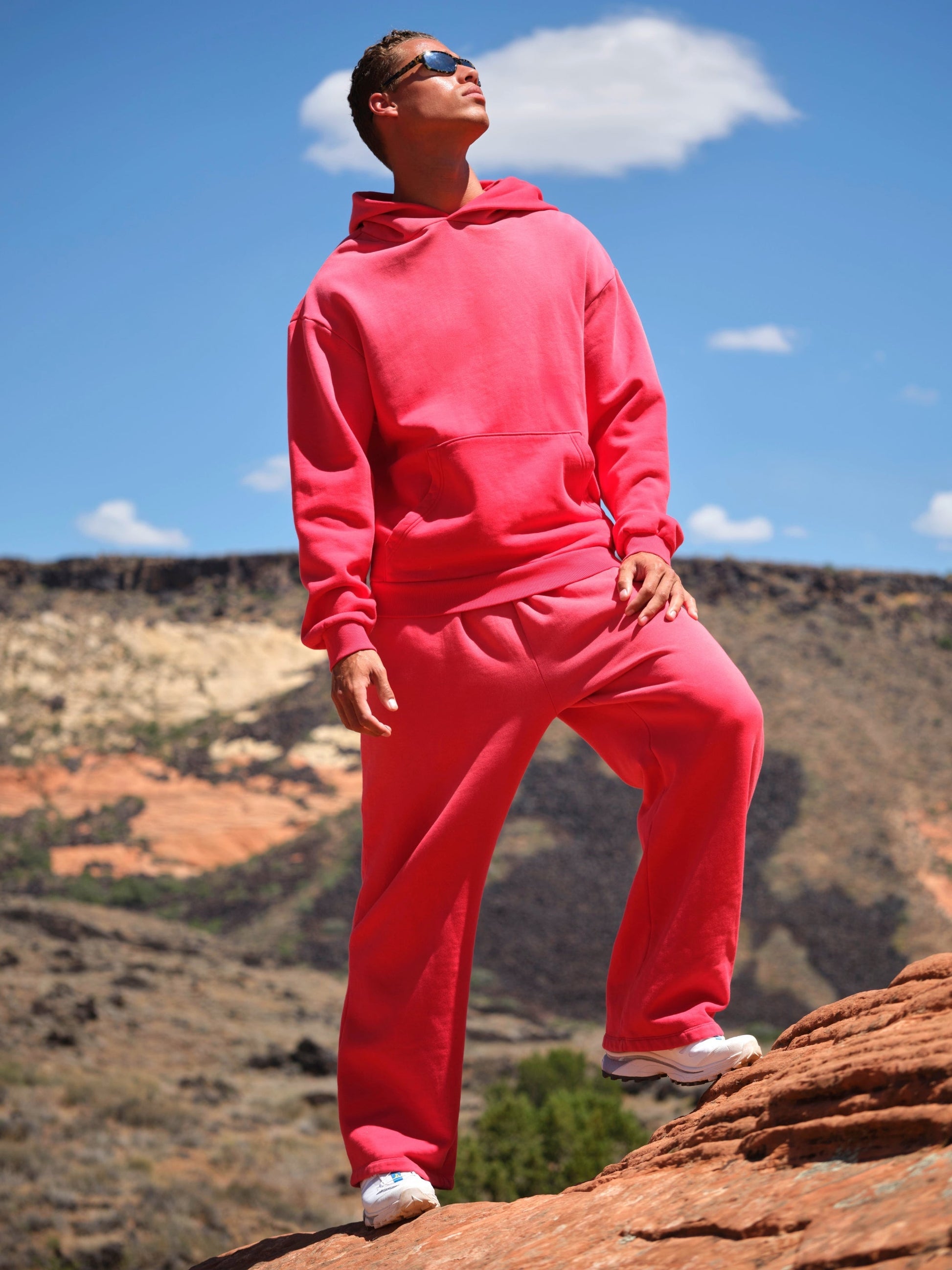 Comfrt Sunwashed Hoodie Garment‑Dyed Summer Colorway Unisex Oversized