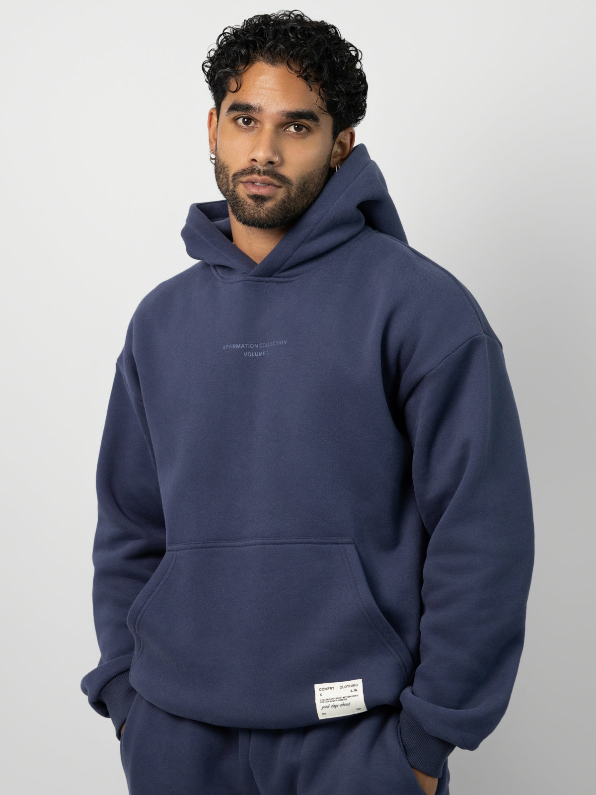 Comfrt Affirmation Hoodie Oversized Unisex Soft Cotton Blend