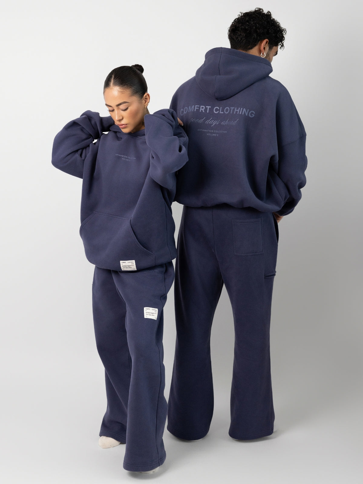 Comfrt Affirmation Hoodie Oversized Unisex Soft Cotton Blend