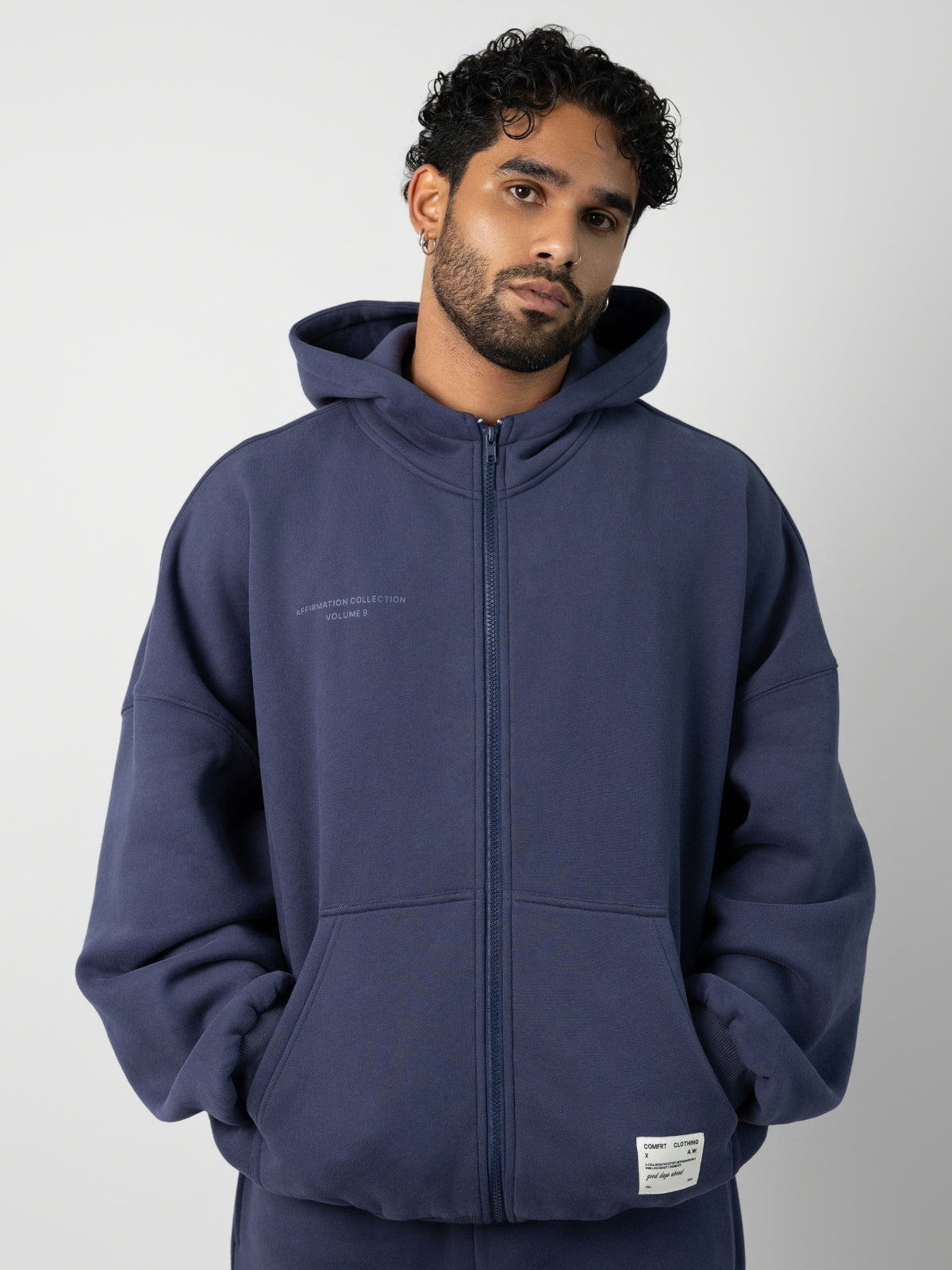 Comfrt Affirmation Zip Hoodie Super Soft Cotton