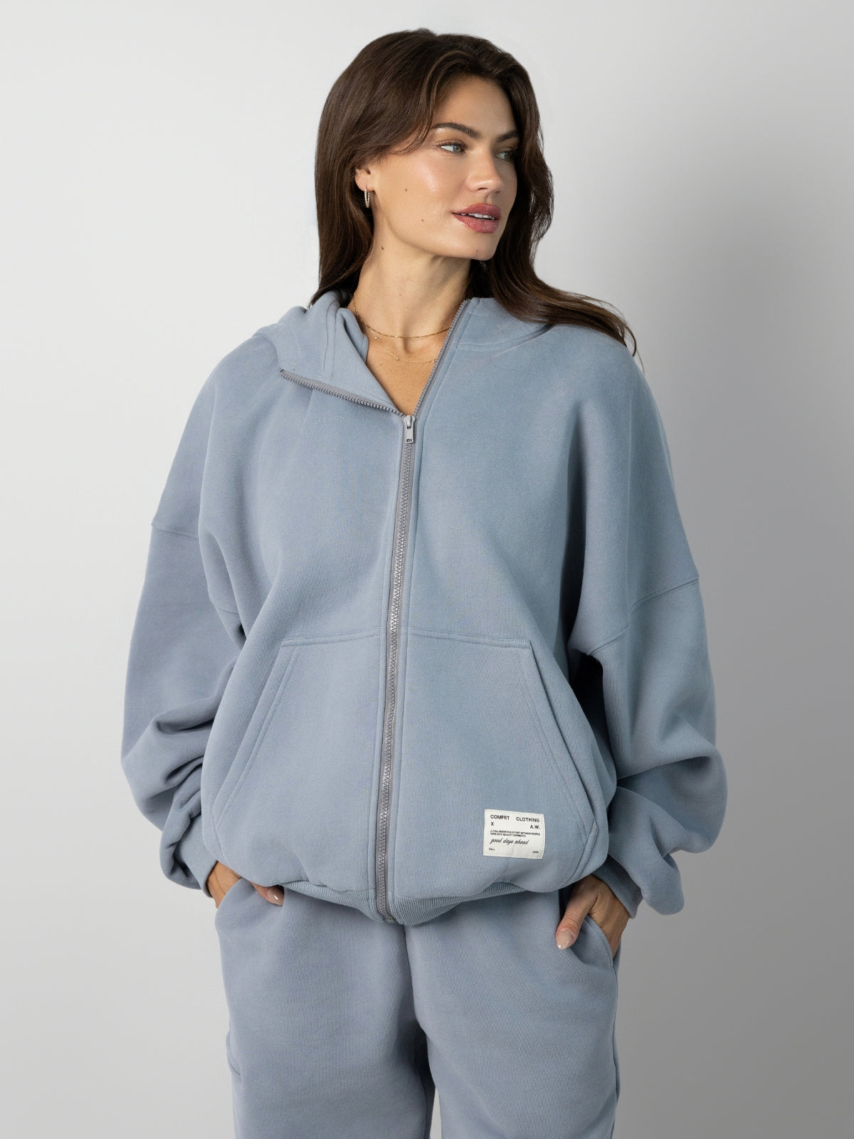 Comfrt Affirmation Zip Hoodie Super Soft Cotton