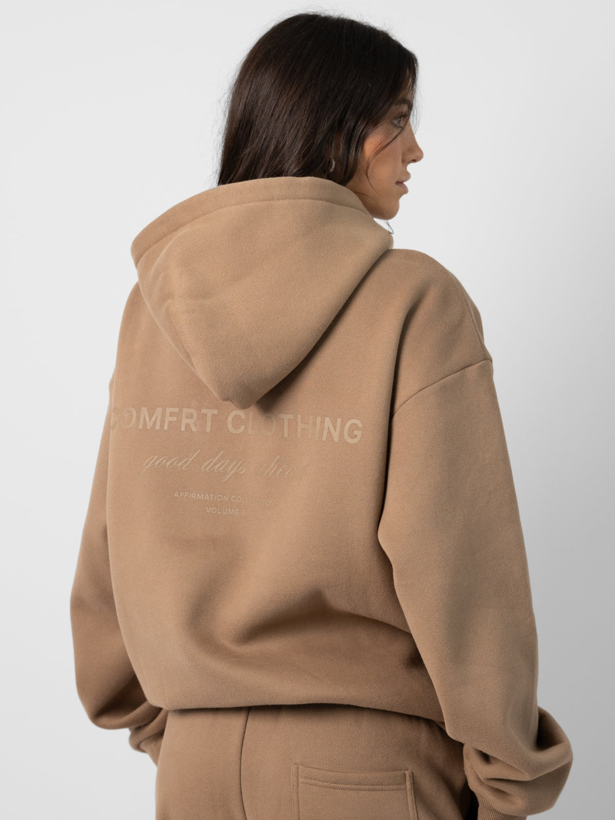 Comfrt Affirmation Hoodie Oversized Unisex Soft Cotton Blend