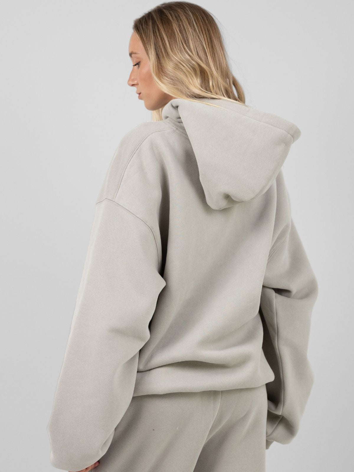 Minimalist Hoodie Oversized Soft Combed Cotton Blend