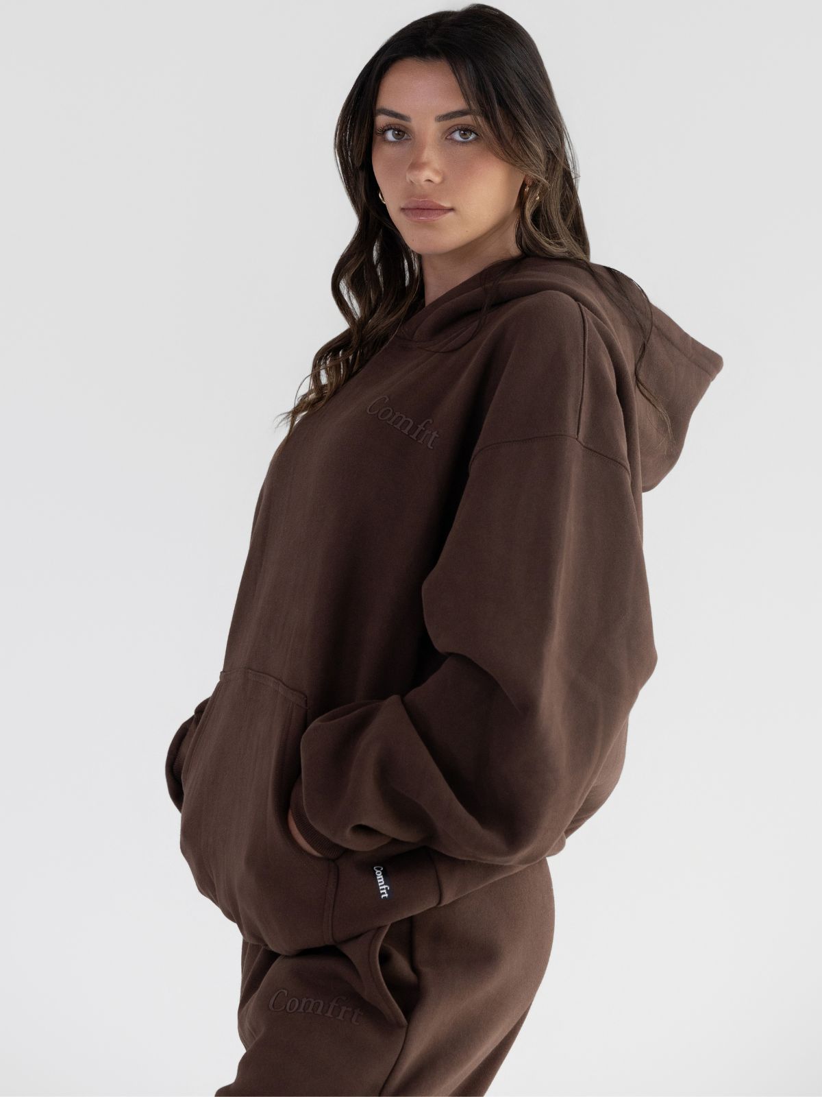 Minimalist Hoodie Oversized Soft Combed Cotton Blend