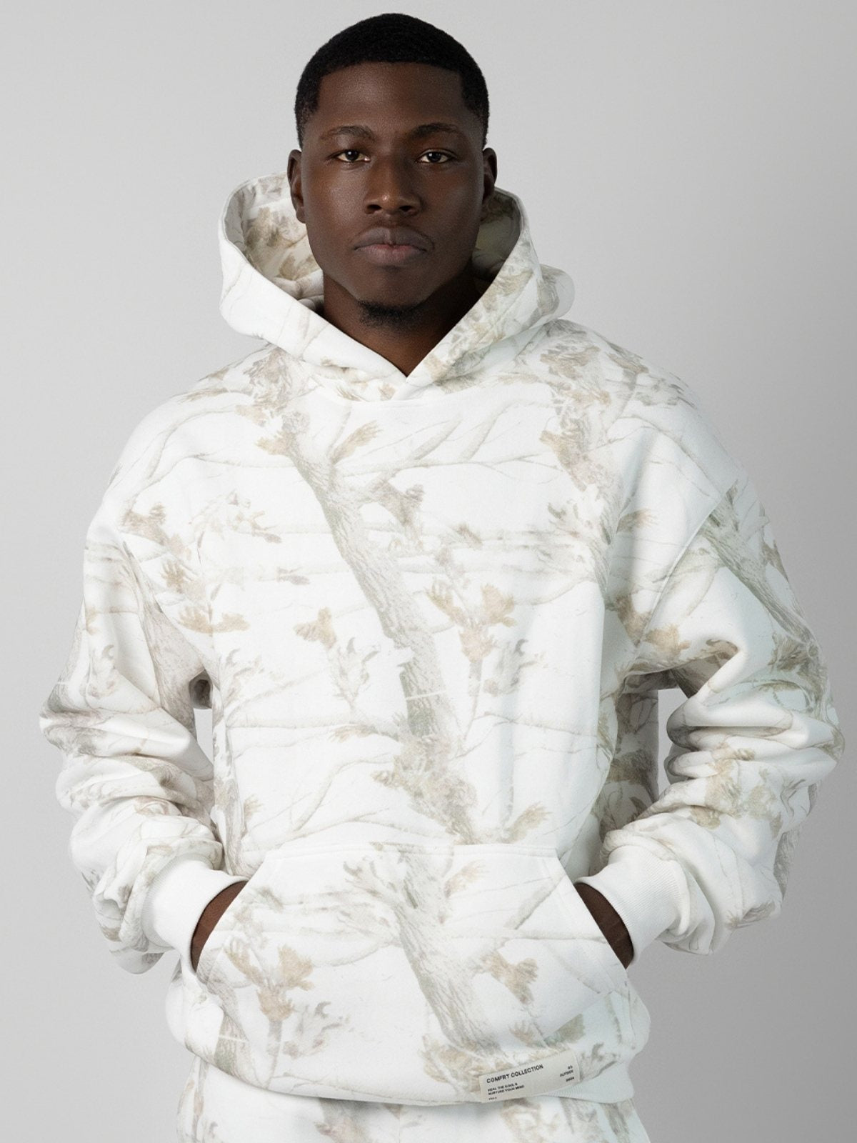 Comfrt Camo Hoodie Unisex Heavyweight Soft Oversized Fit