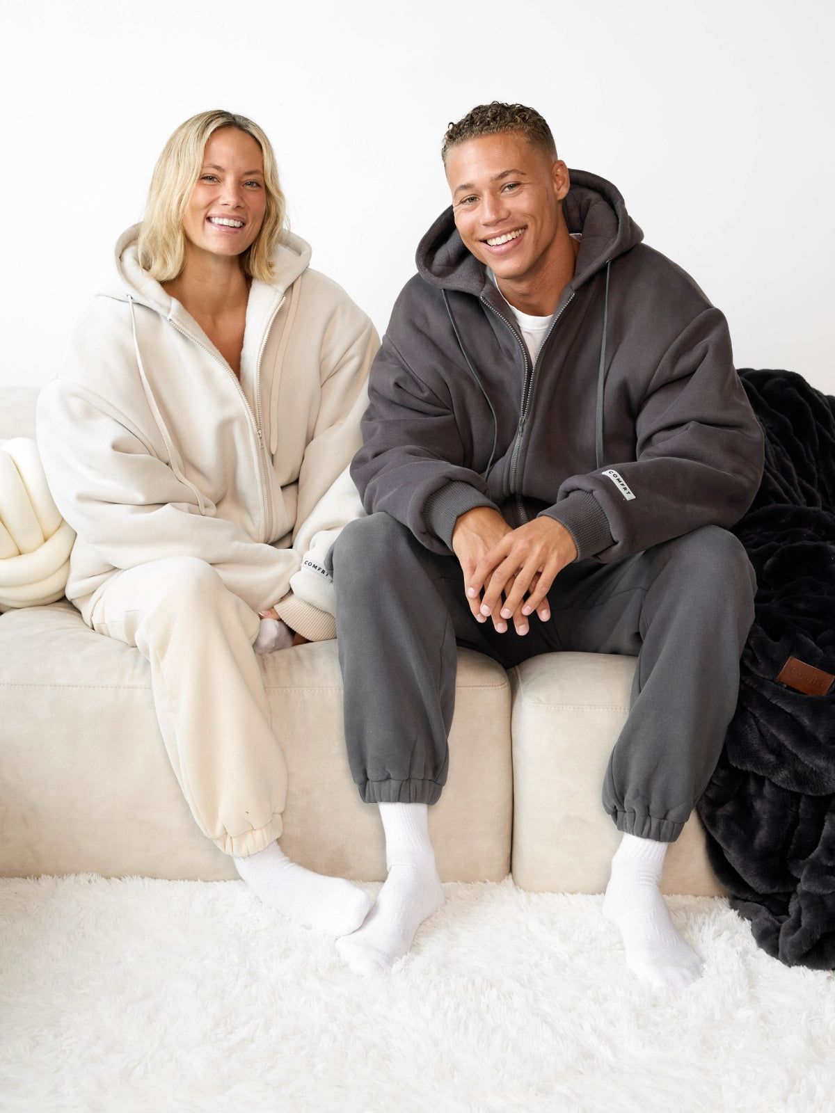 Comfrt Weighted Hoodie With Calming 5lb Weight Comfort